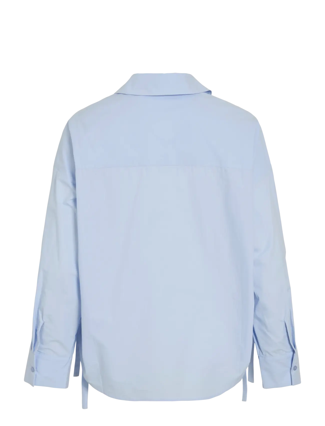 Vila - VISIJI L/S LACING SHIRT - long-sleeved shirts - nantucket breeze - 2