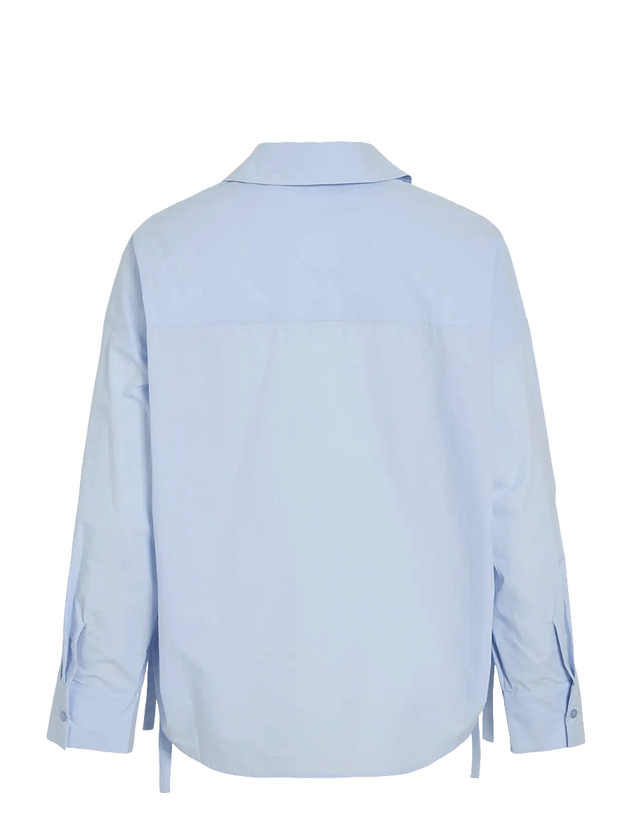 Vila - VISIJI L/S LACING SHIRT - langærmede skjorter - nantucket breeze - 2