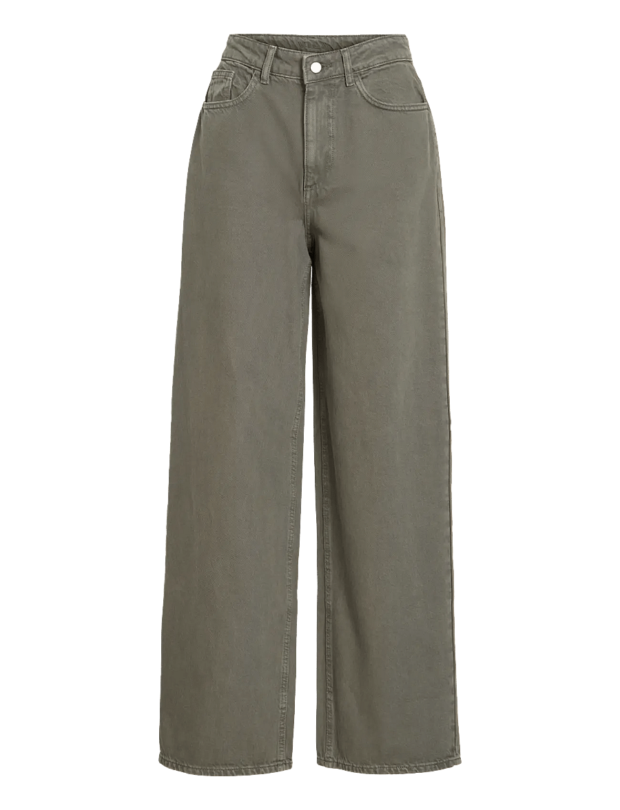 Vila - VIFREYA HW COLOR WASHED JEANS ALEX - balsam green - 1
