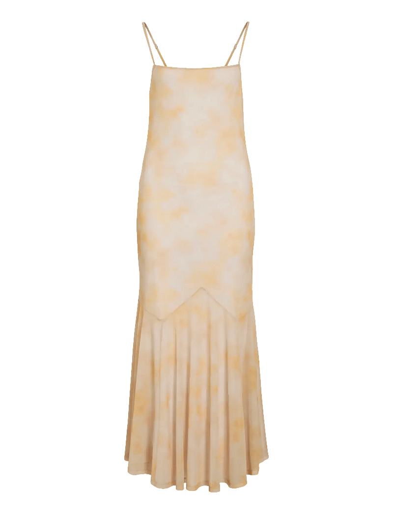 Vila - VISANNA ANKLE STRAP DRESS RO - maxikleider - birch - 0