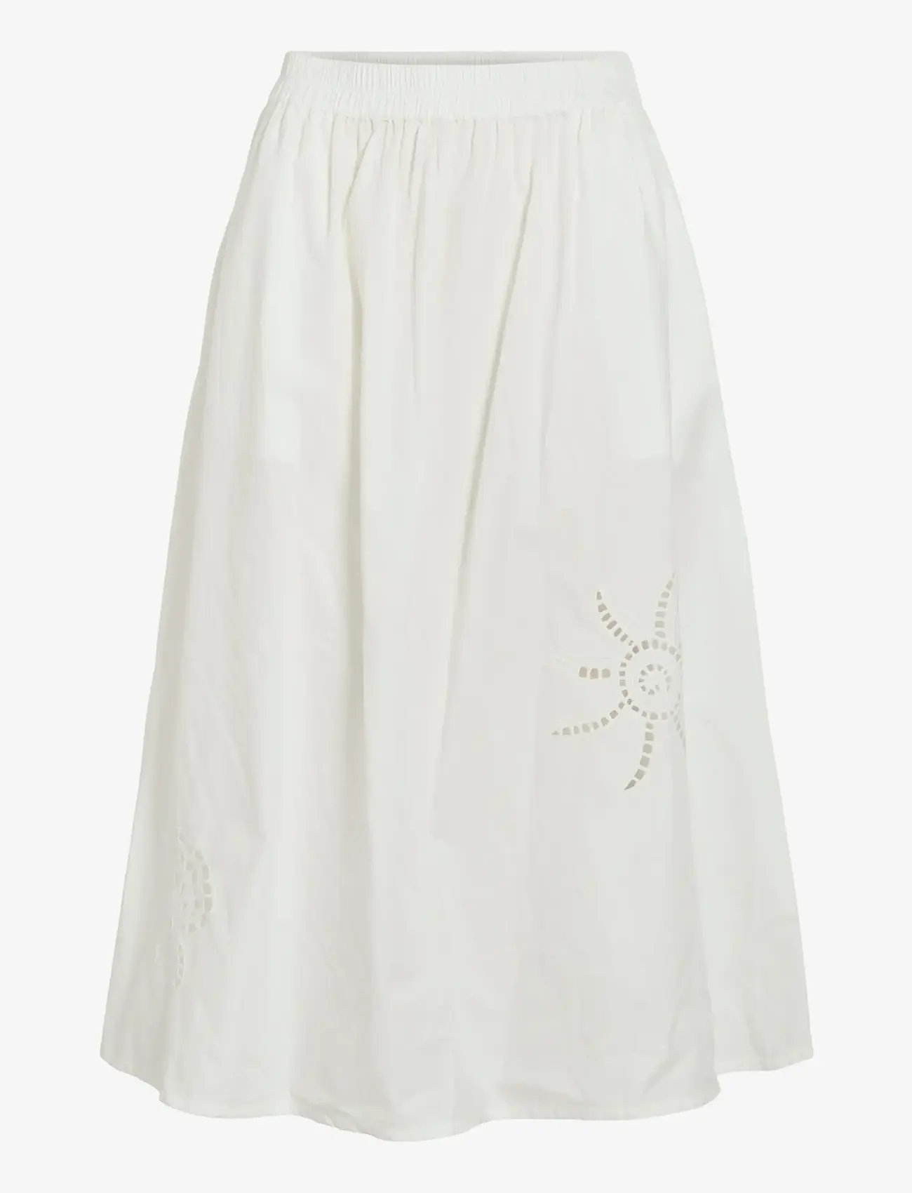Vila - VILAYKI MIDI SKIRT/BFS - midi skirts - snow white - 1