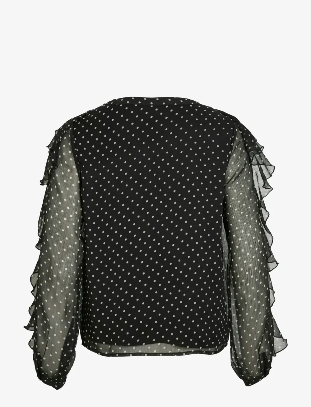 Vila - VIHARLEY L/S TOP - langärmlige blusen - black - 1