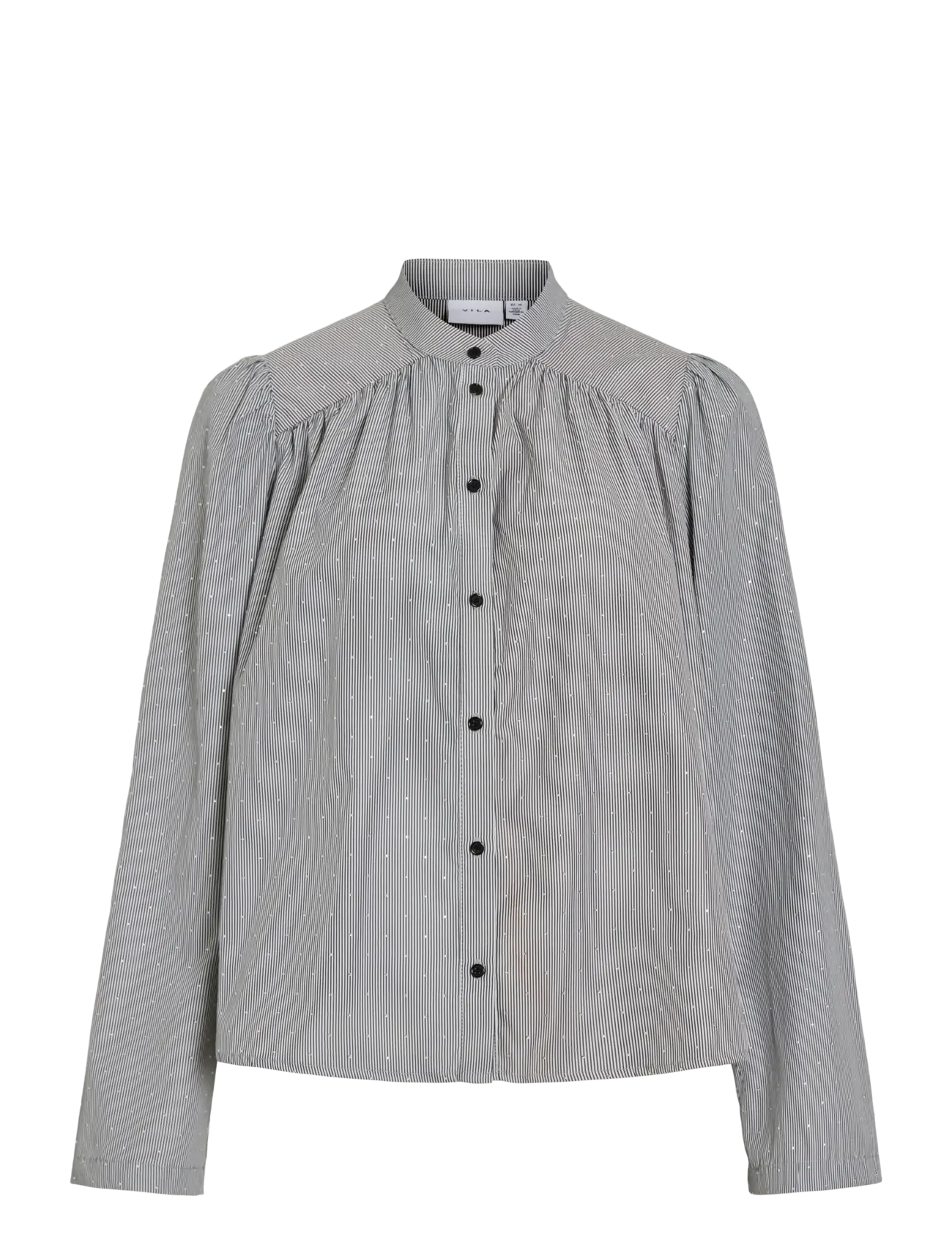 VILA Viclema L/S Flounce Shirt Weiß - 34 - Damen