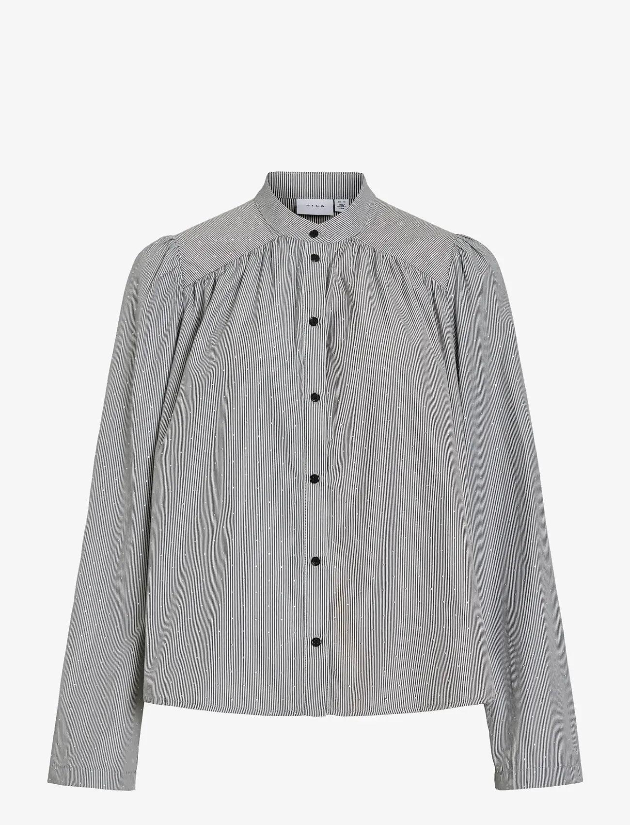 Vila - VICLEMA L/S FLOUNCE SHIRT - langærmede skjorter - cloud dancer - 1