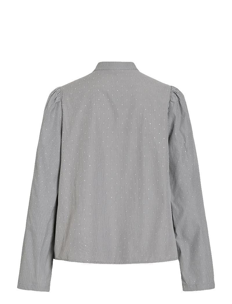Vila - VICLEMA L/S FLOUNCE SHIRT - langärmlige hemden - cloud dancer - 2