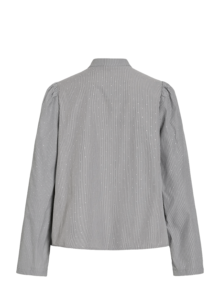 Vila - VICLEMA L/S FLOUNCE SHIRT - langärmlige hemden - cloud dancer - 2