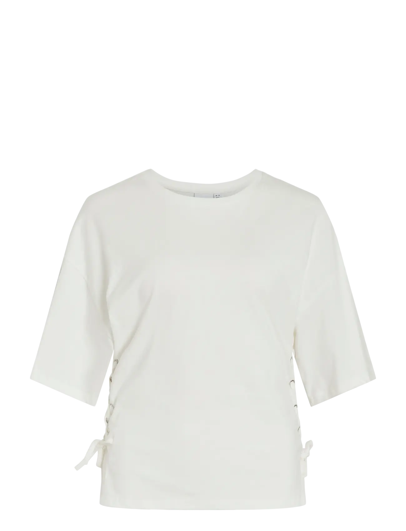 Vila VIEPIMA S/S TOP - Tøj - CLOUD DANCER / cream