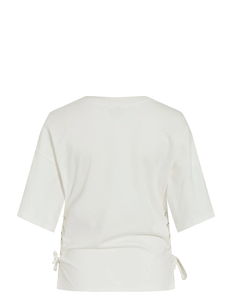 Vila - VIEPIMA S/S TOP - t-shirts - cloud dancer - 2