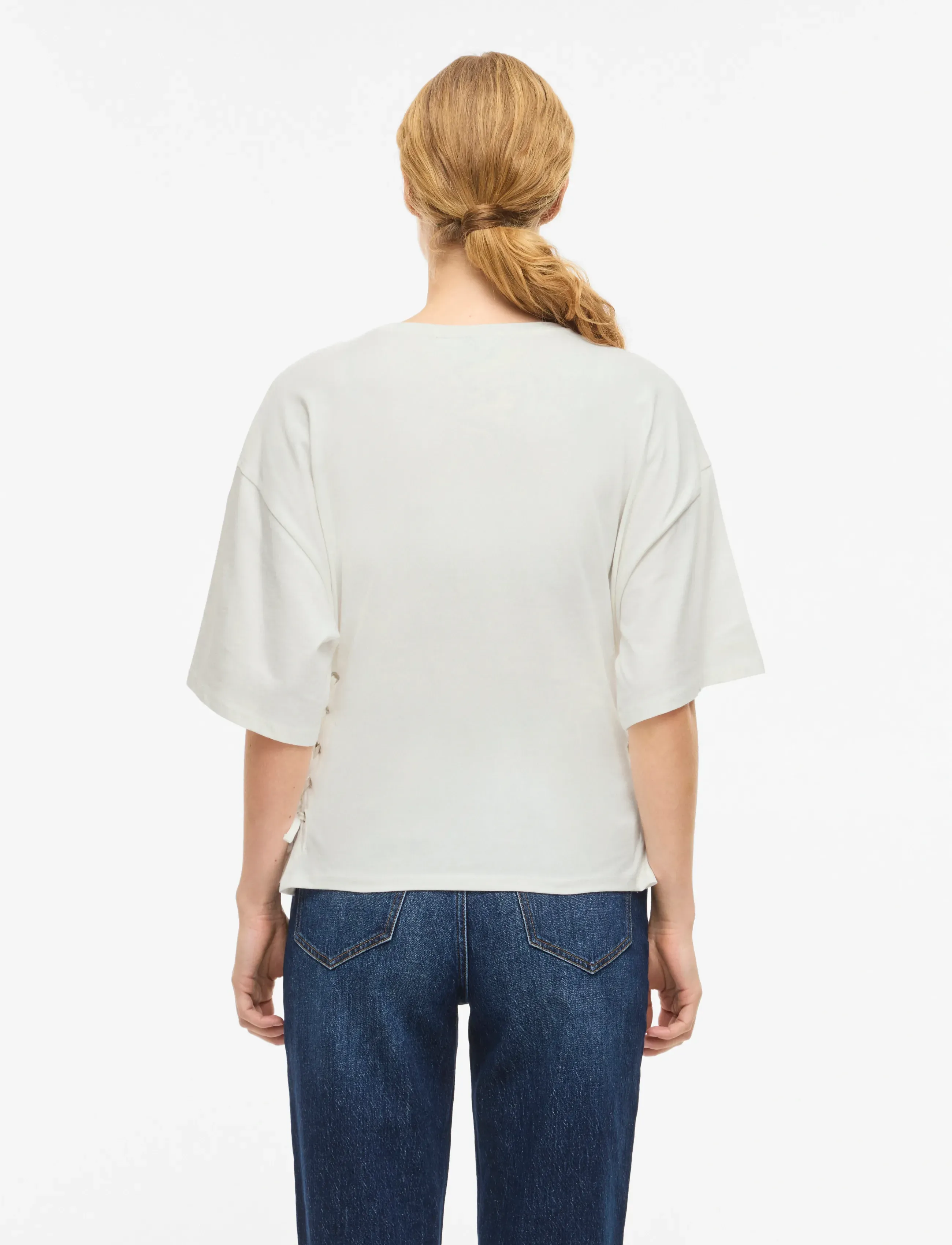 Vila - VIEPIMA S/S TOP - t-paidat - cloud dancer - 3