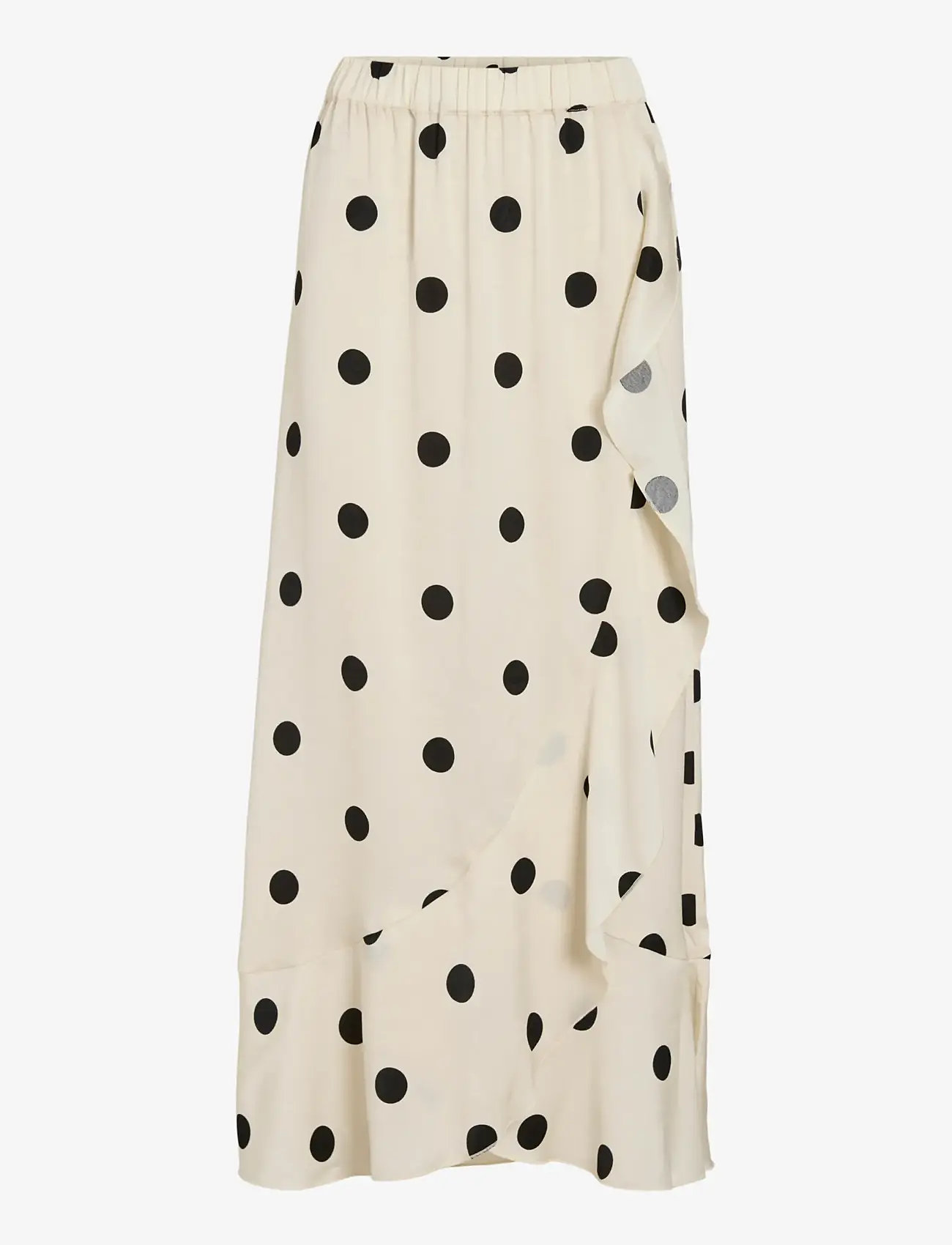 Vila - VICLAIRE HW FLOUNCH ANKLE SKIRT RO - wikkelrokken - birch - 0