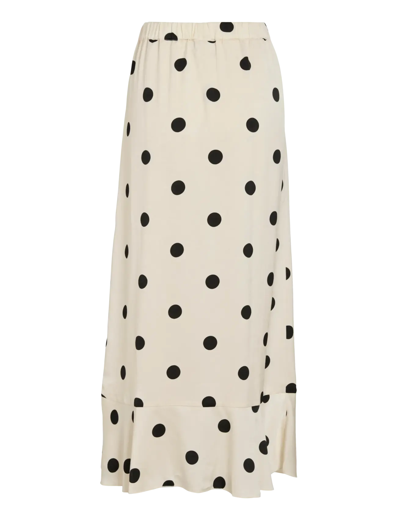 Vila - VICLAIRE HW FLOUNCH ANKLE SKIRT RO - wrap skirts - birch - 1