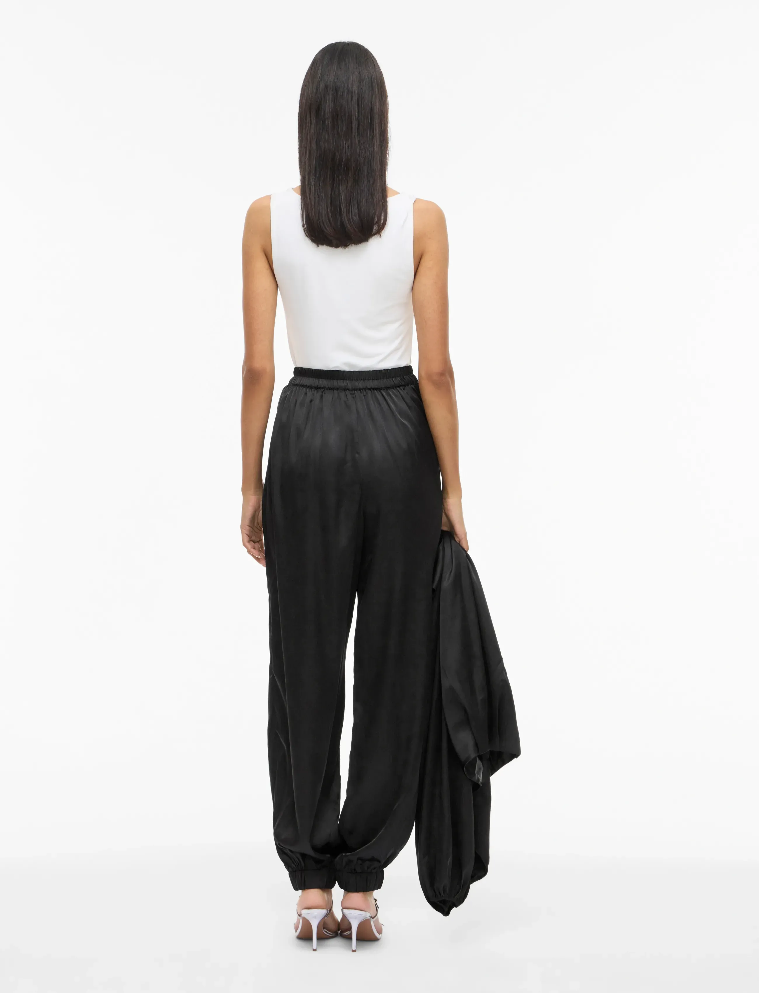 Vila - VINELA LOOSE PANTS - black - 3