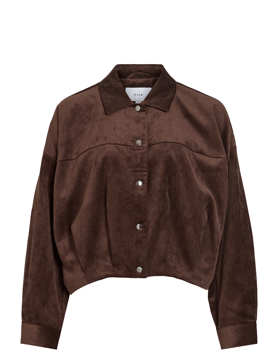 Vila - VICOURDIE L/S JACKET - coffee bean - 1