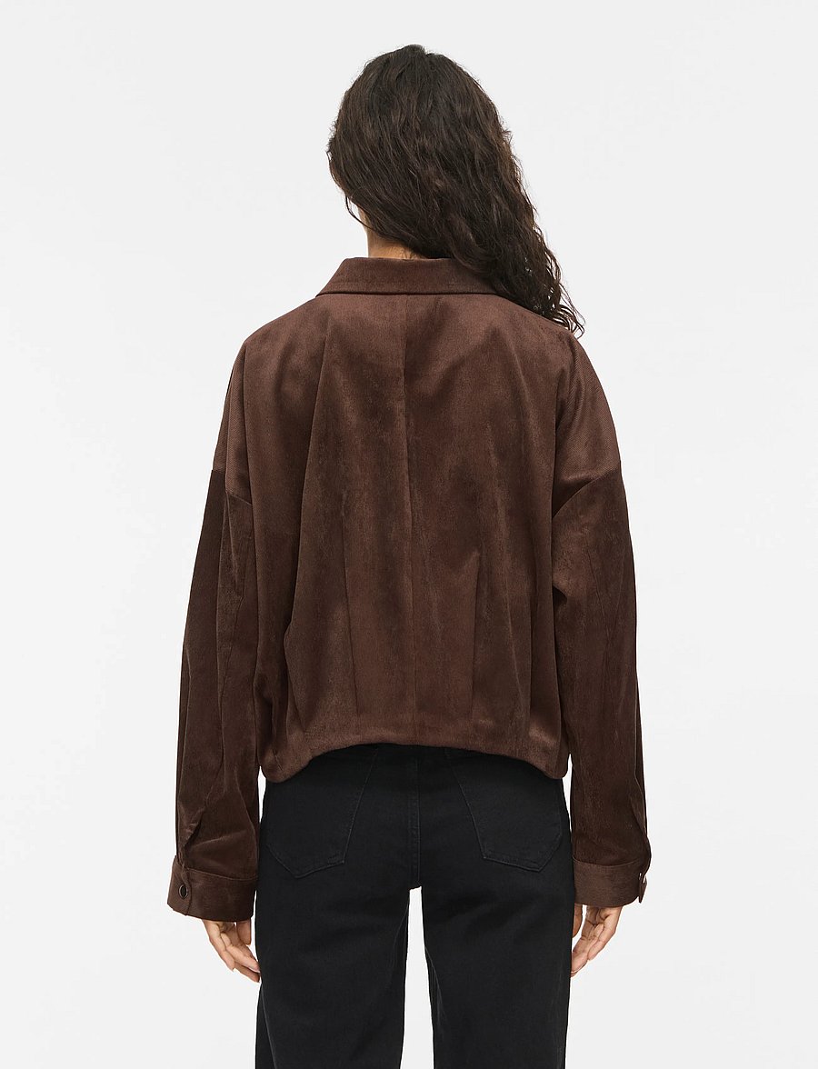 Vila - VICOURDIE L/S JACKET - coffee bean - 3