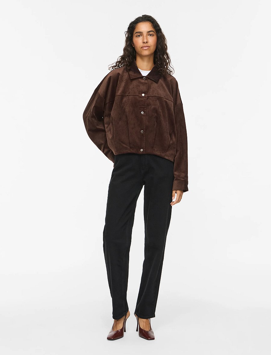 Vila - VICOURDIE L/S JACKET - coffee bean - 4