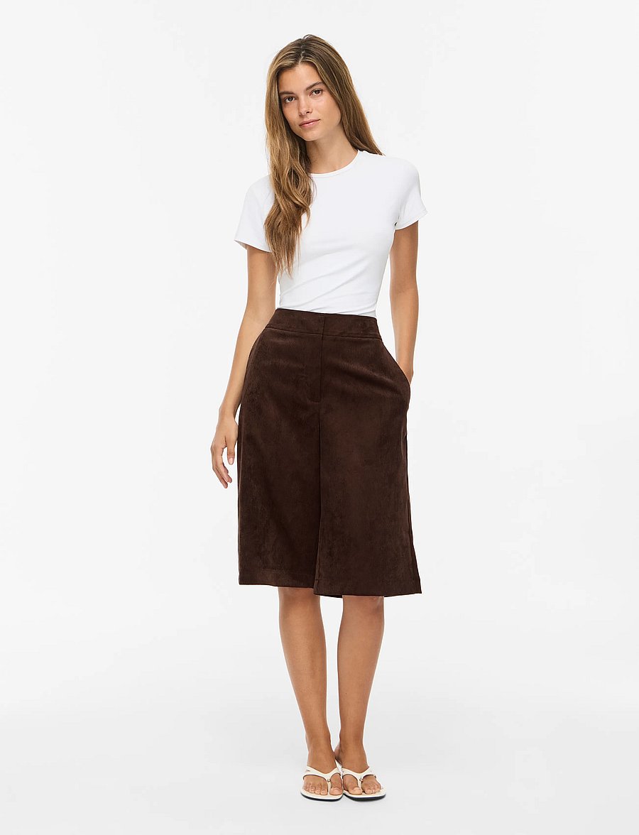 Vila - VICOURDIE HW SHORTS - bermudas - coffee bean - 3