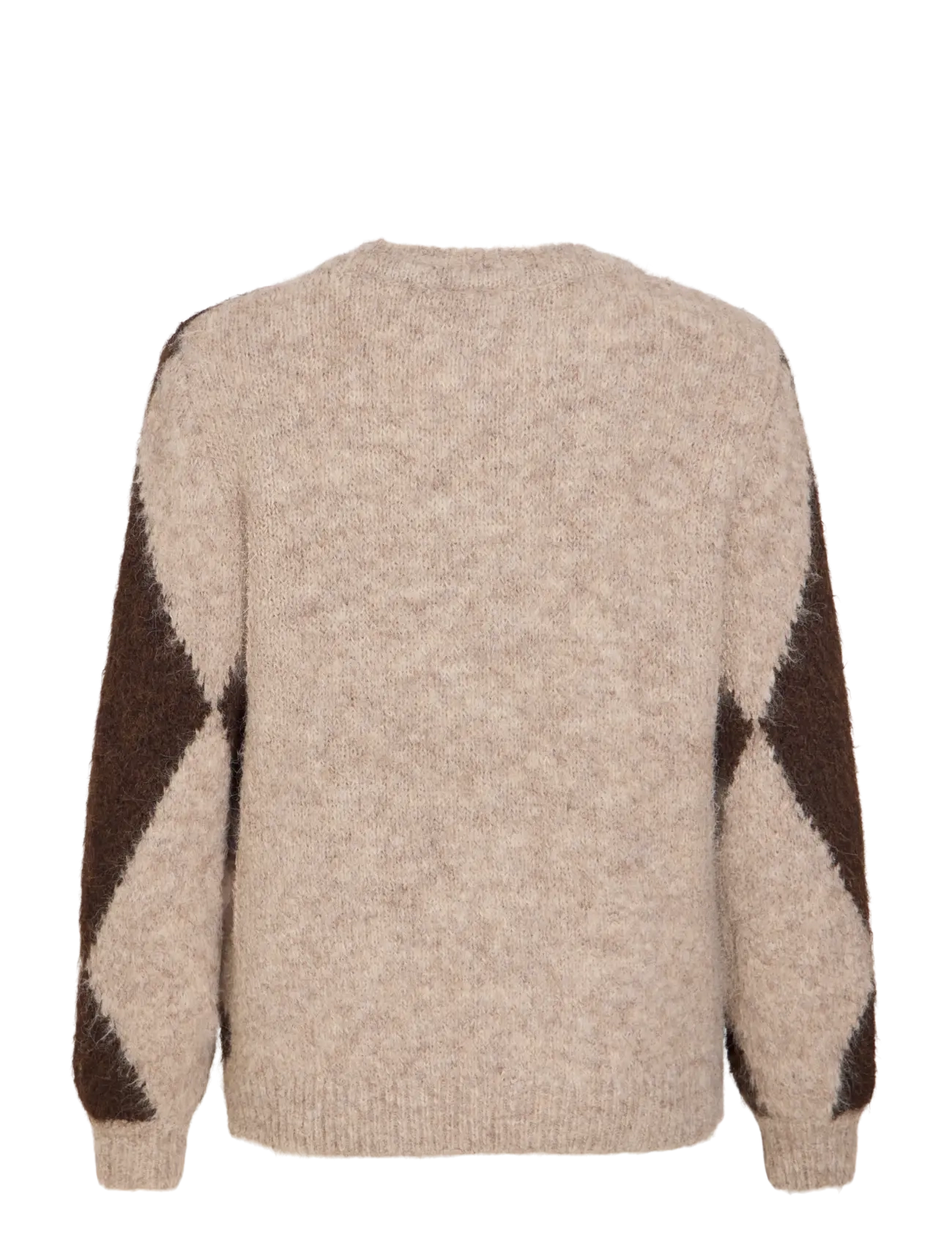 Vila - VITORA O-NECK L/S JACQUARD KNIT TOP/SPI - natural melange - 2