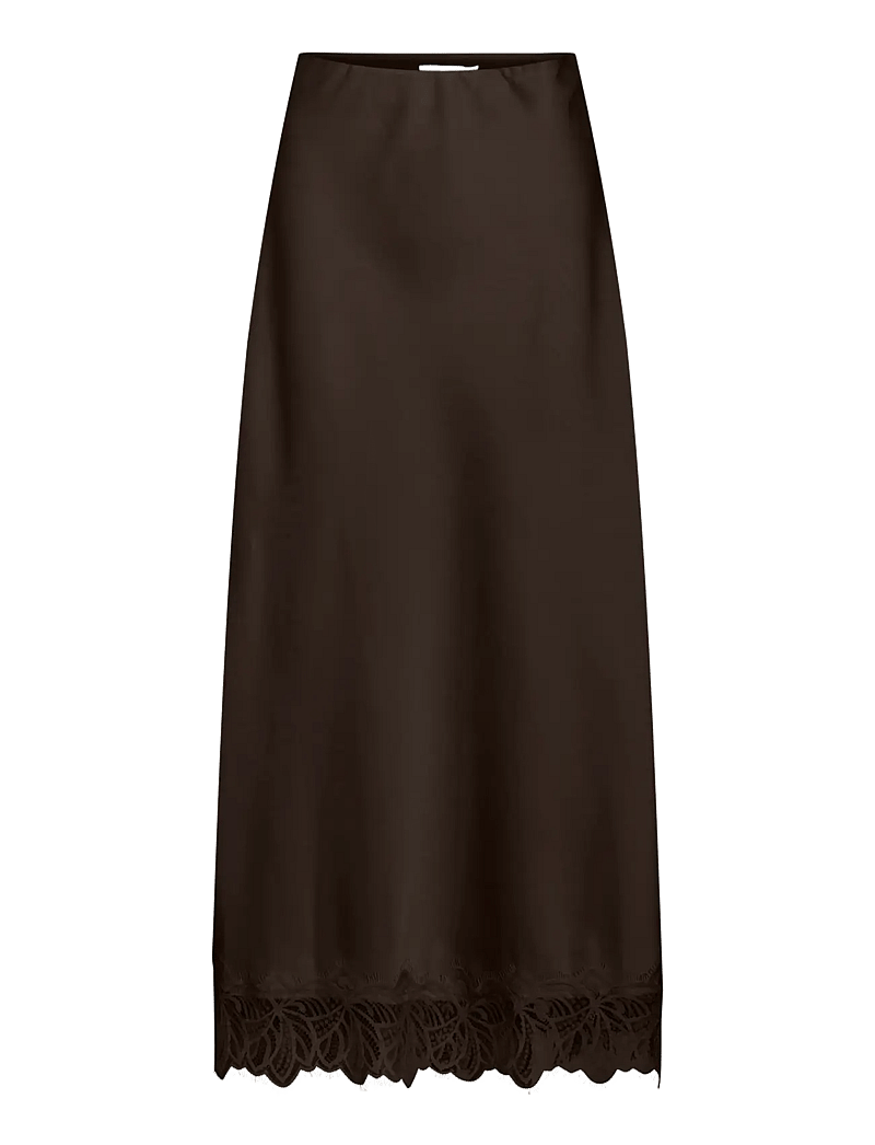 Vila - VILEA ANKLE SKIRT - satinkjolar - coffee bean - 0