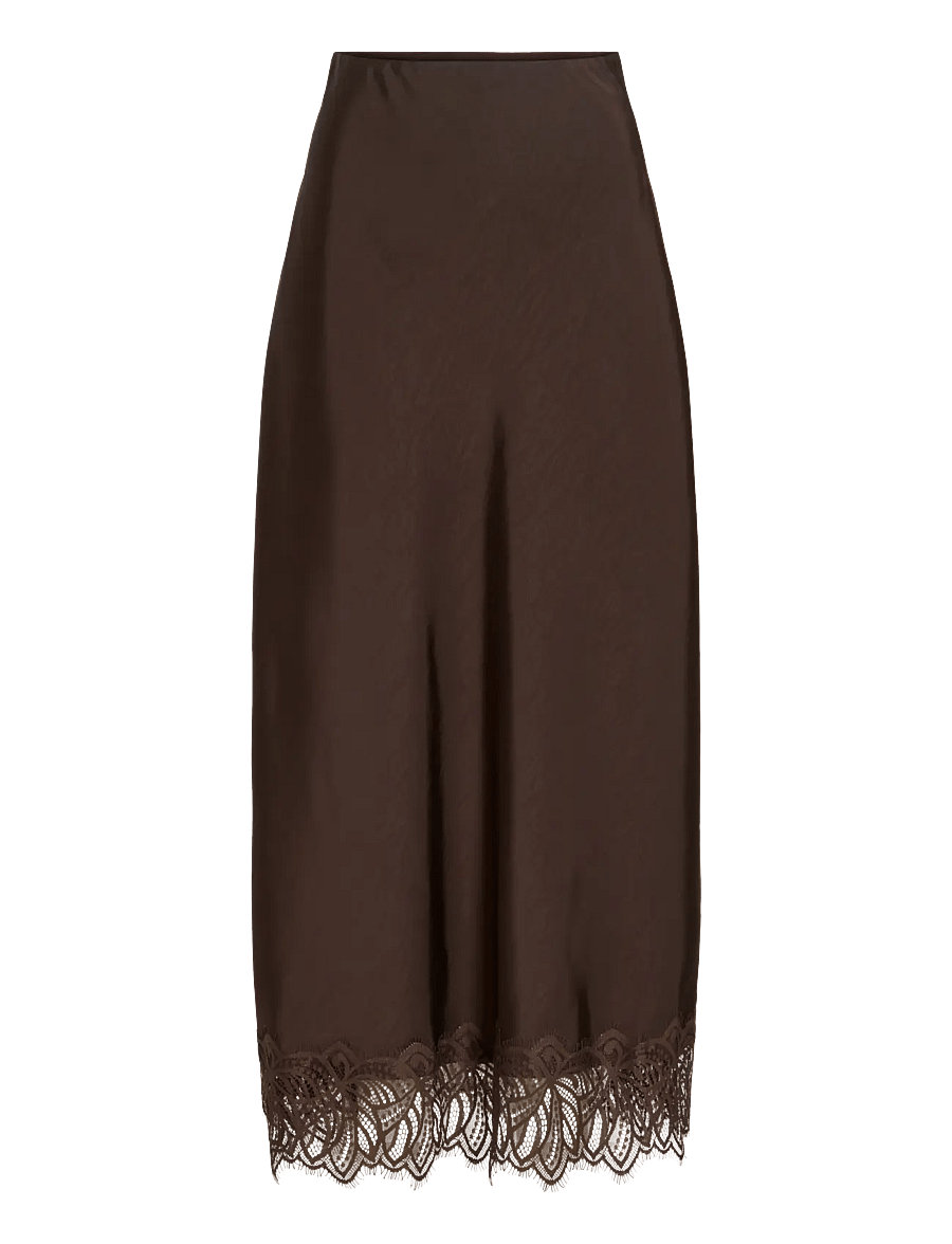 Vila - VILEA ANKLE SKIRT - coffee bean - 1
