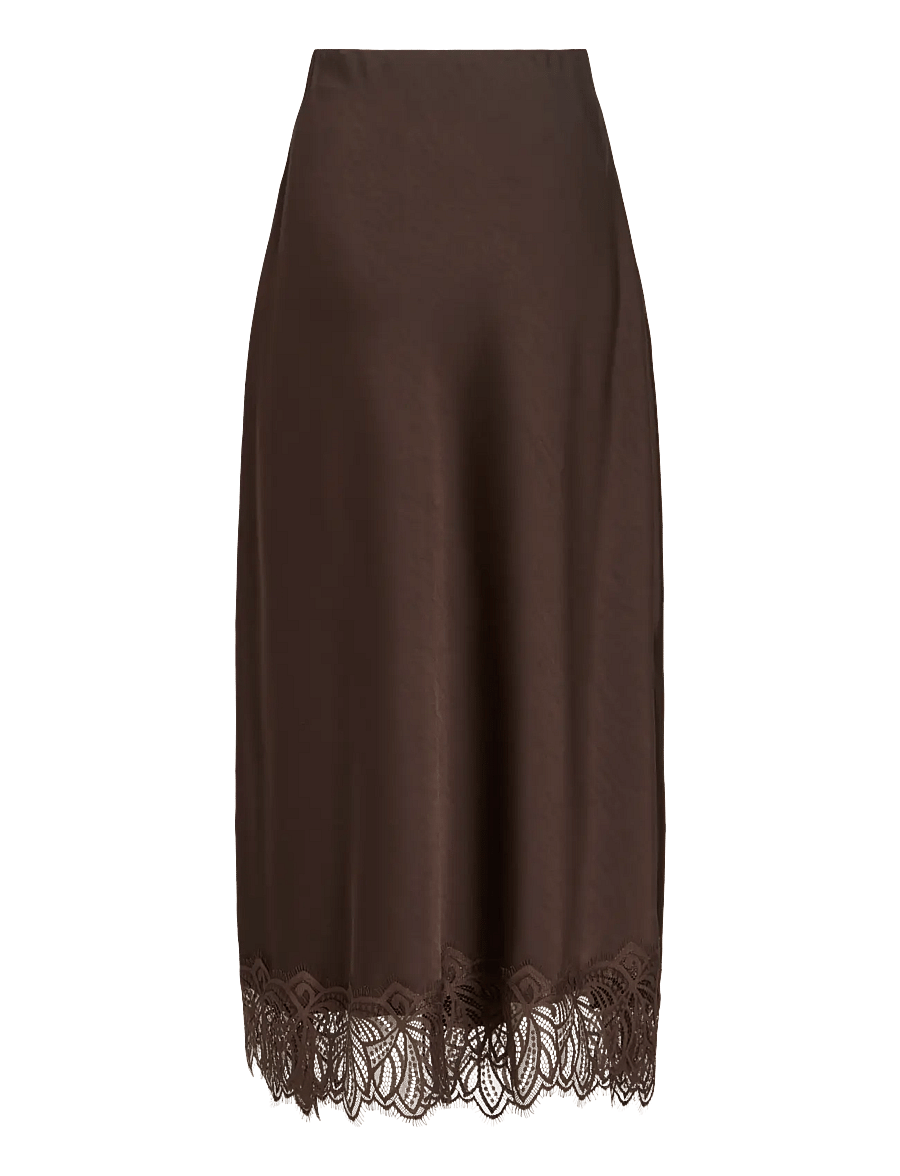Vila - VILEA ANKLE SKIRT - coffee bean - 2