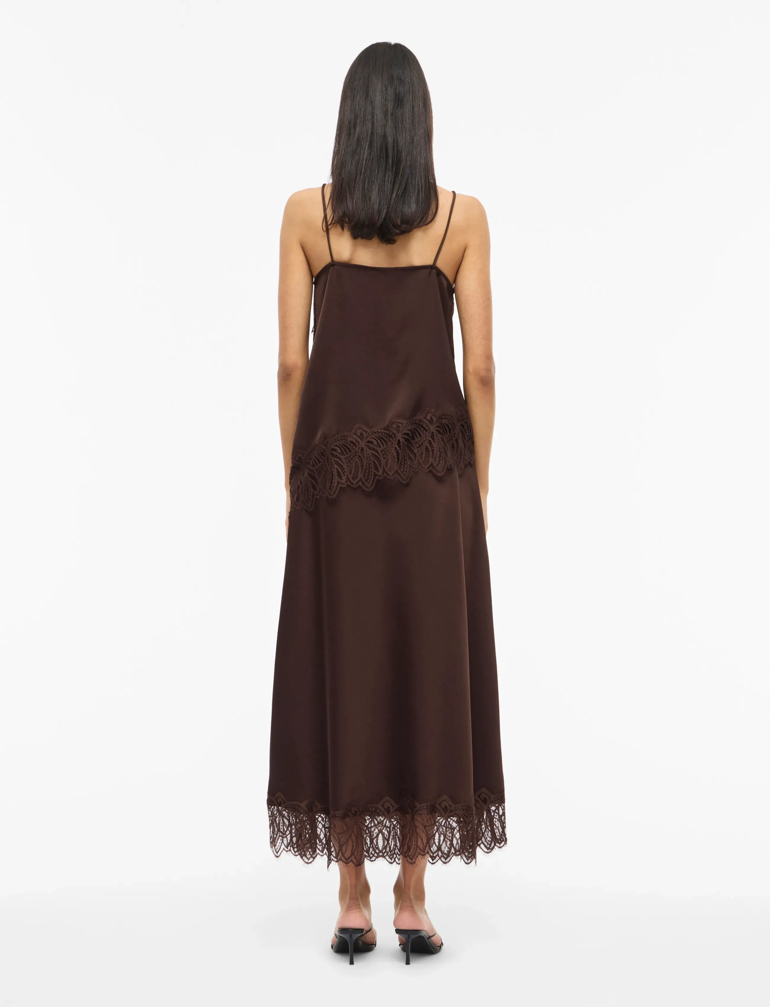 Vila - VILEA ANKLE SKIRT - coffee bean - 3