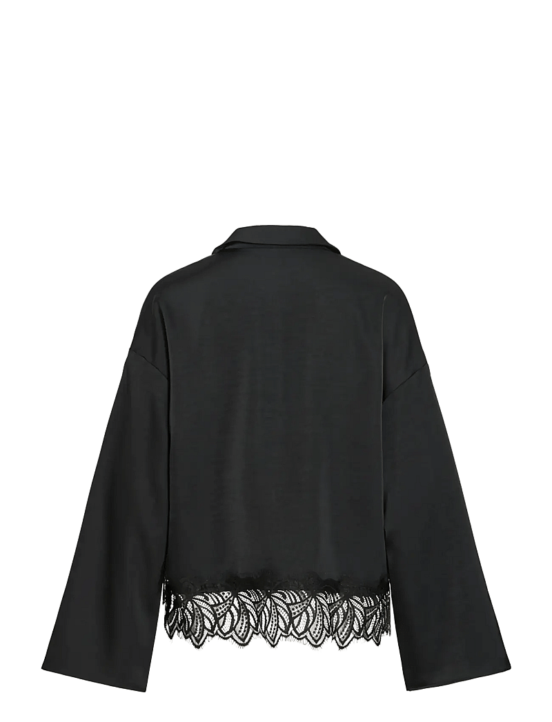 Vila - VILEA SHIRT - langærmede skjorter - black - 2