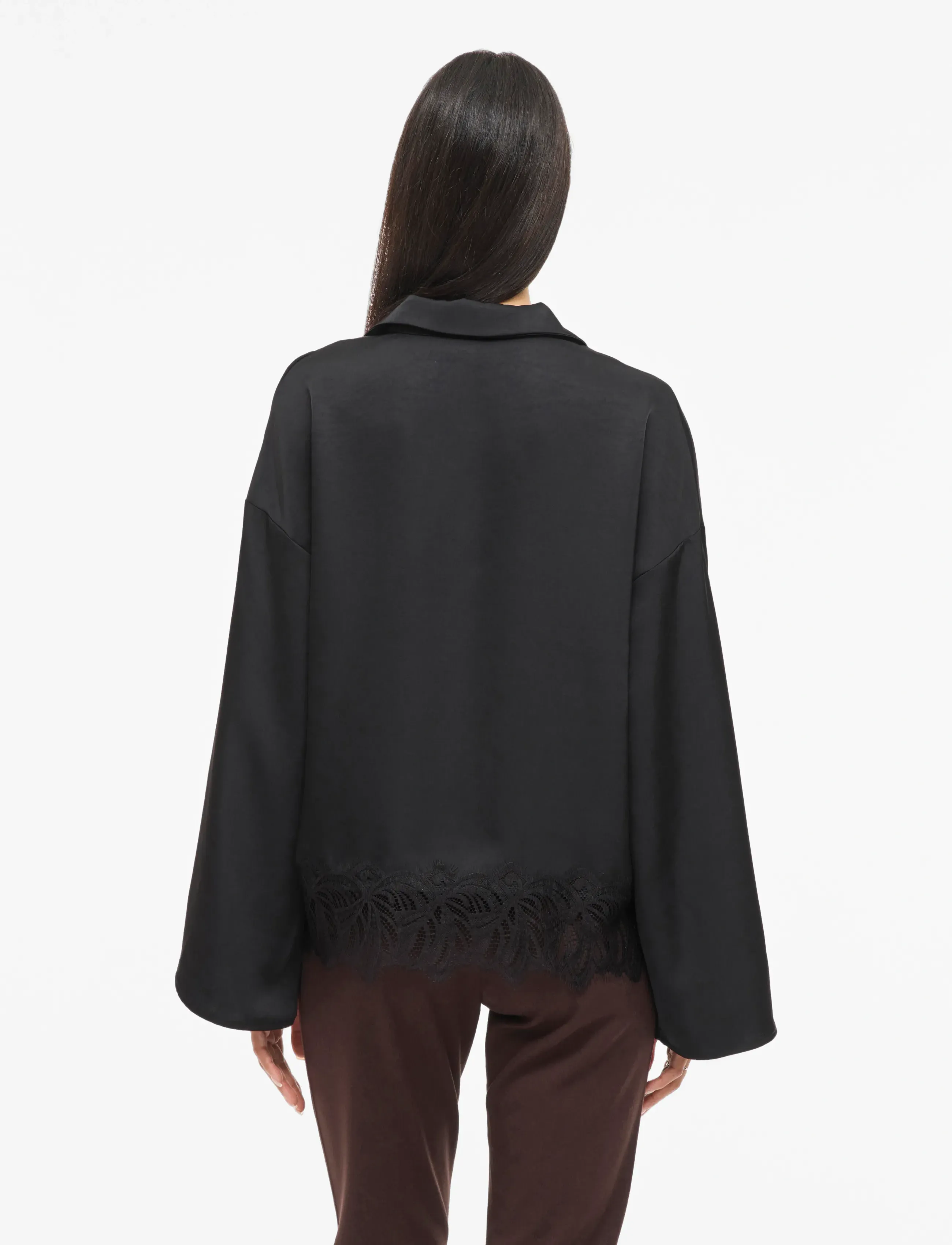 Vila - VILEA SHIRT - langärmlige hemden - black - 3