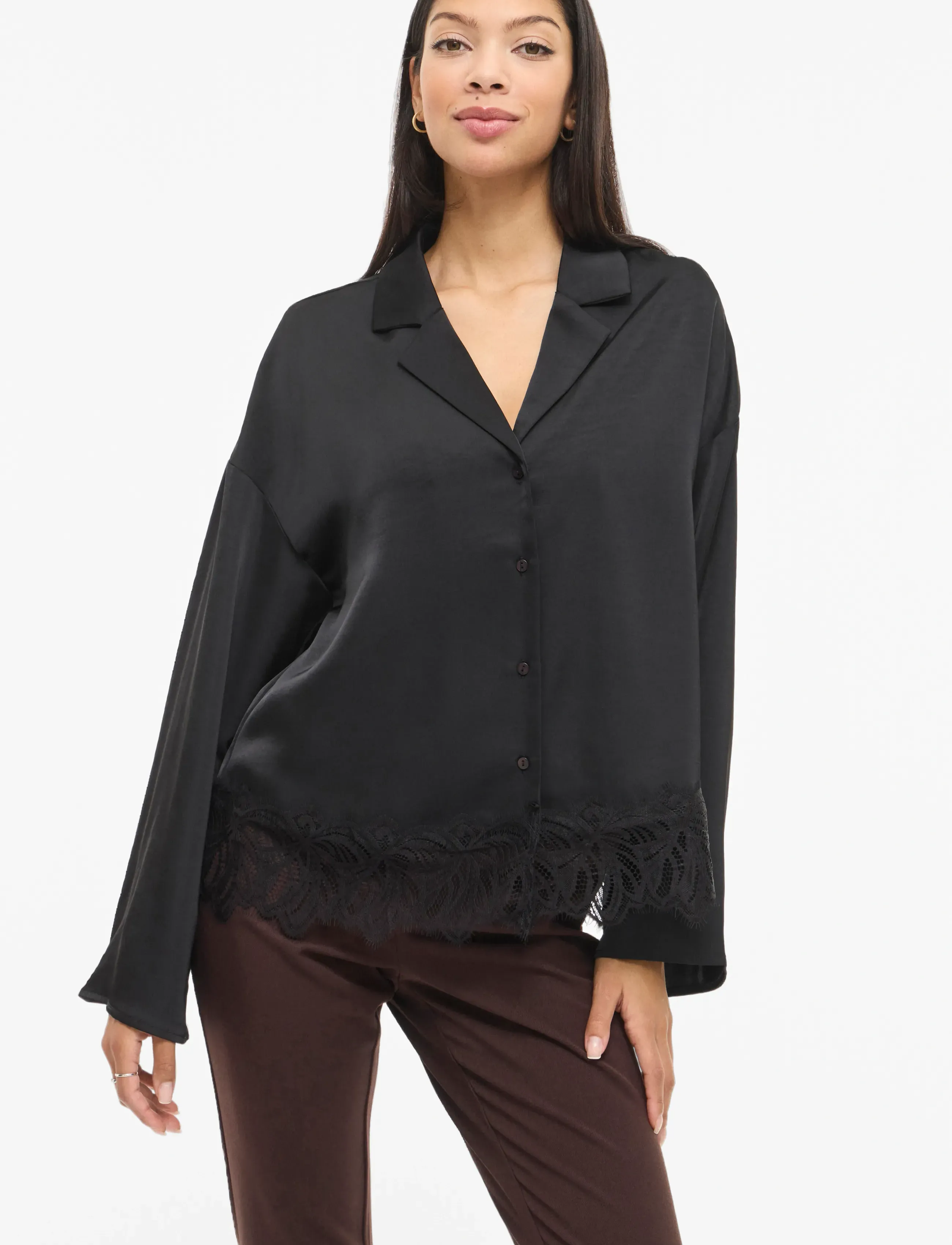 Vila - VILEA SHIRT - langärmlige hemden - black - 5