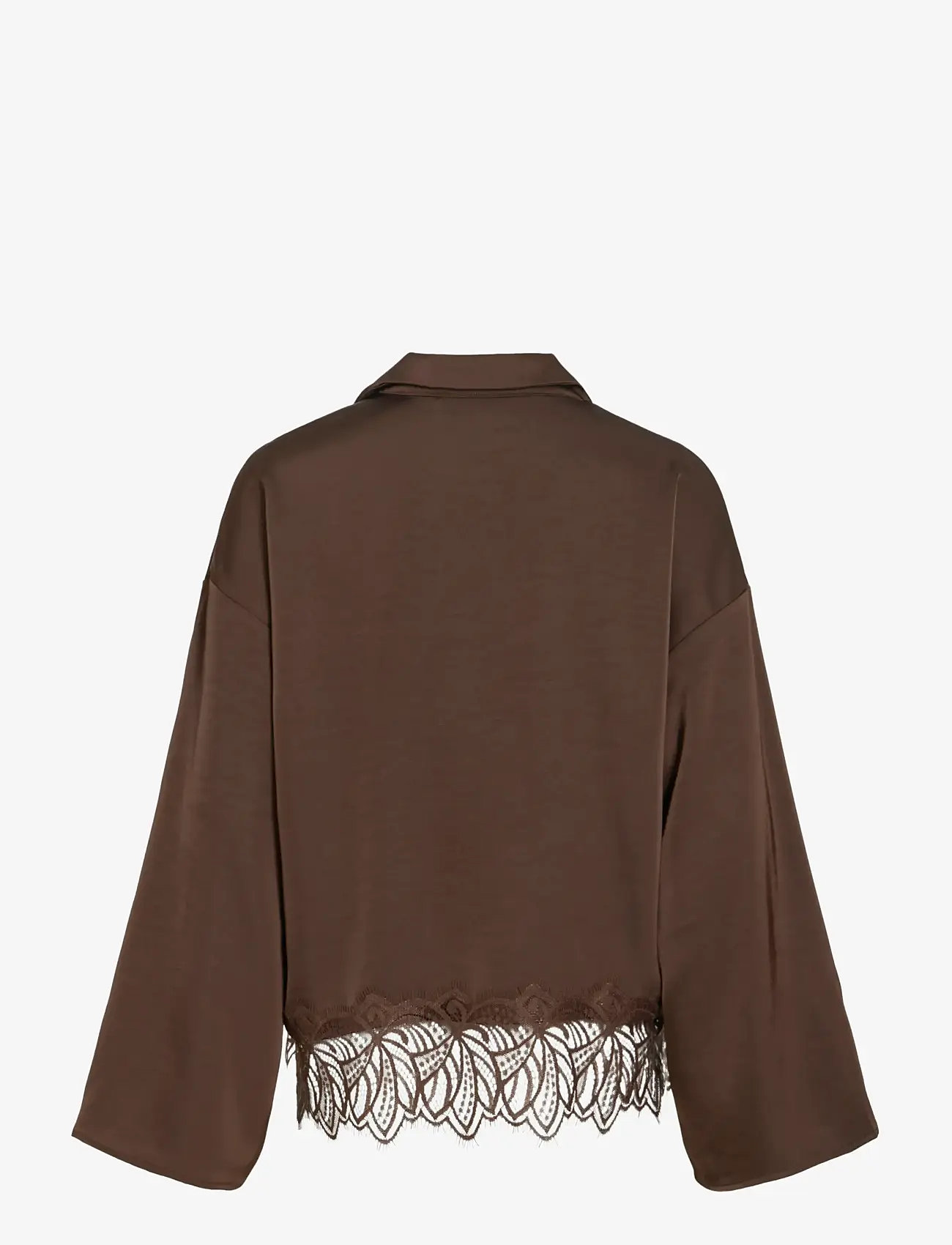 Vila - VILEA SHIRT - langærmede skjorter - coffee bean - 2