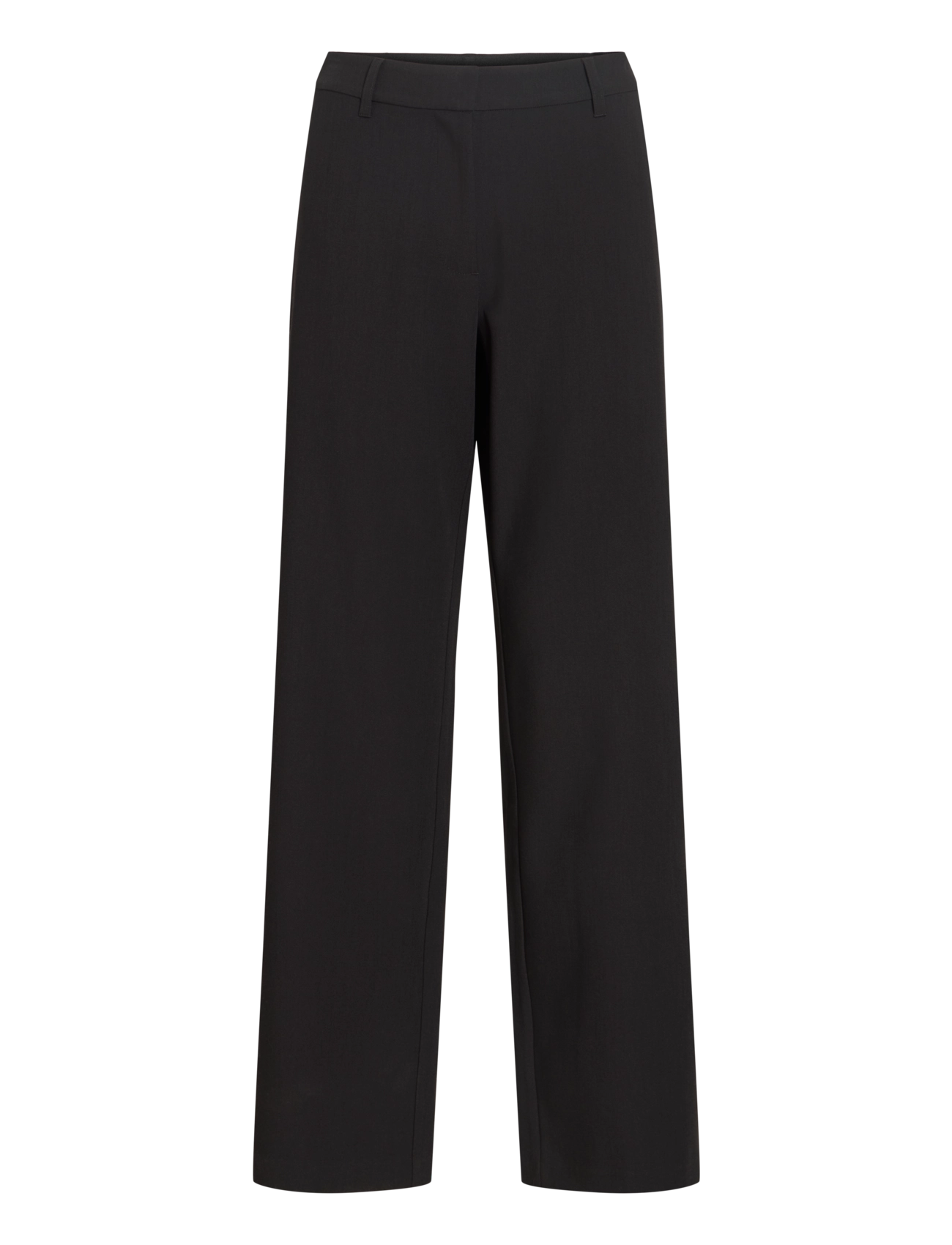 Vila - VIEMMI RW STRAIGHT PANT - NOOS - black beauty - 1