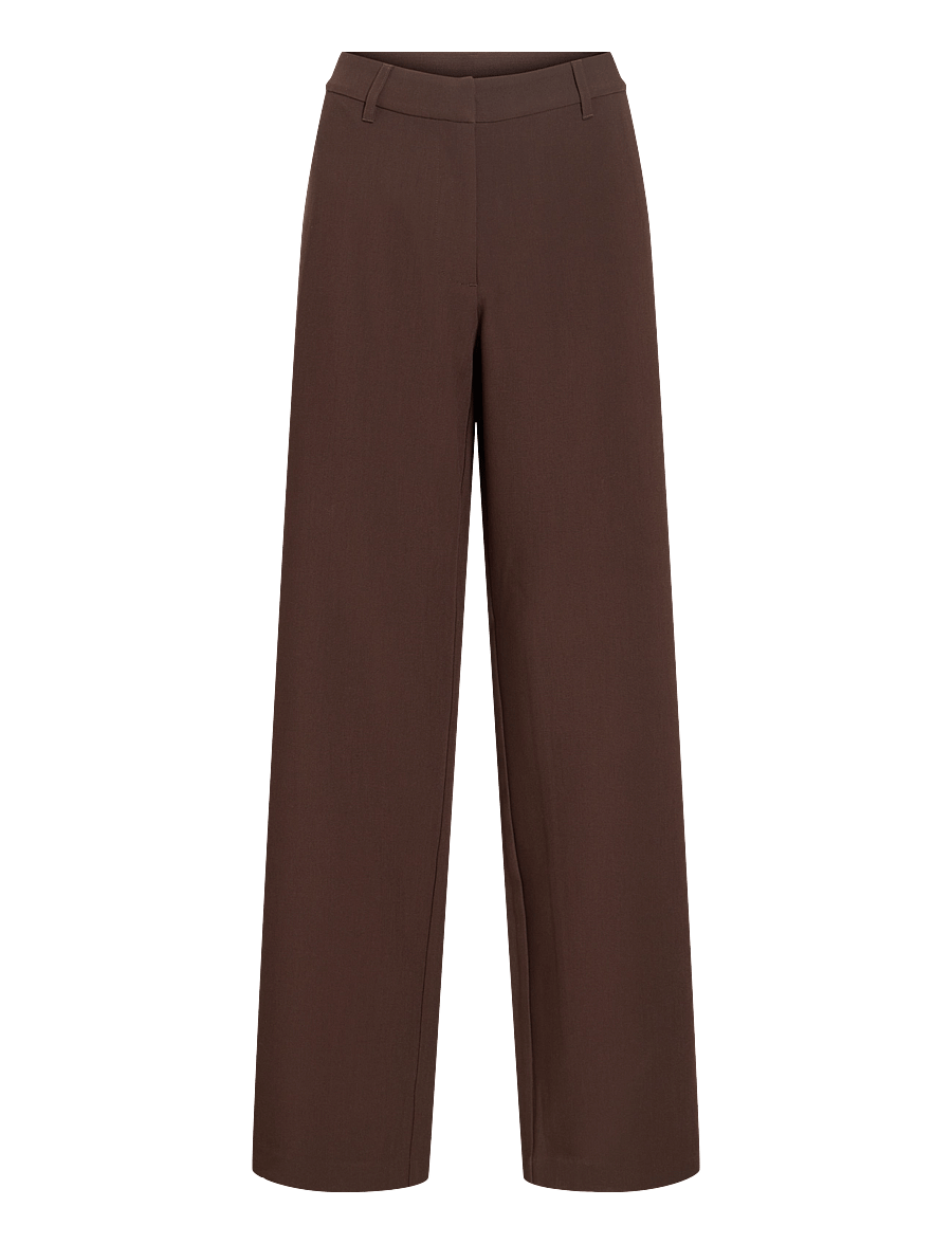 Vila - VIEMMI RW STRAIGHT PANT - NOOS - coffee bean - 1