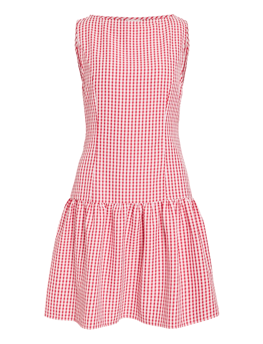 Vila - VITERNI S/L BOATNECK SHORT DRESS/KA - summer dresses - snow white - 0