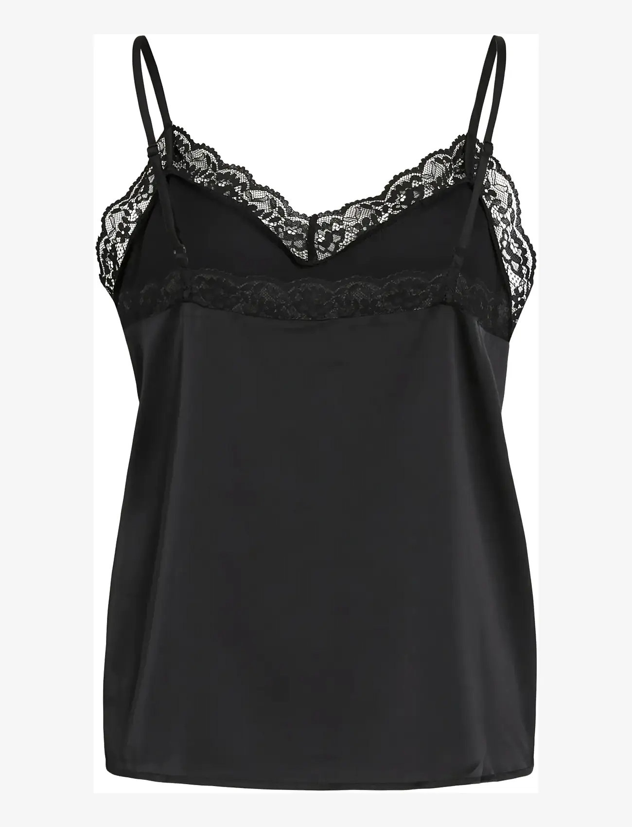 Vila - VIENNA RAVENNA LACE SINGLET - NOOS - tanktops - black beauty - 2