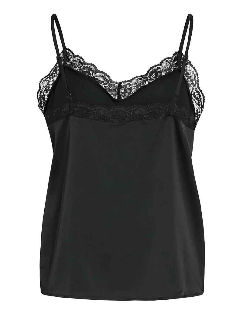Vila - VIENNA RAVENNA LACE SINGLET - NOOS - tanktops - black beauty - 2