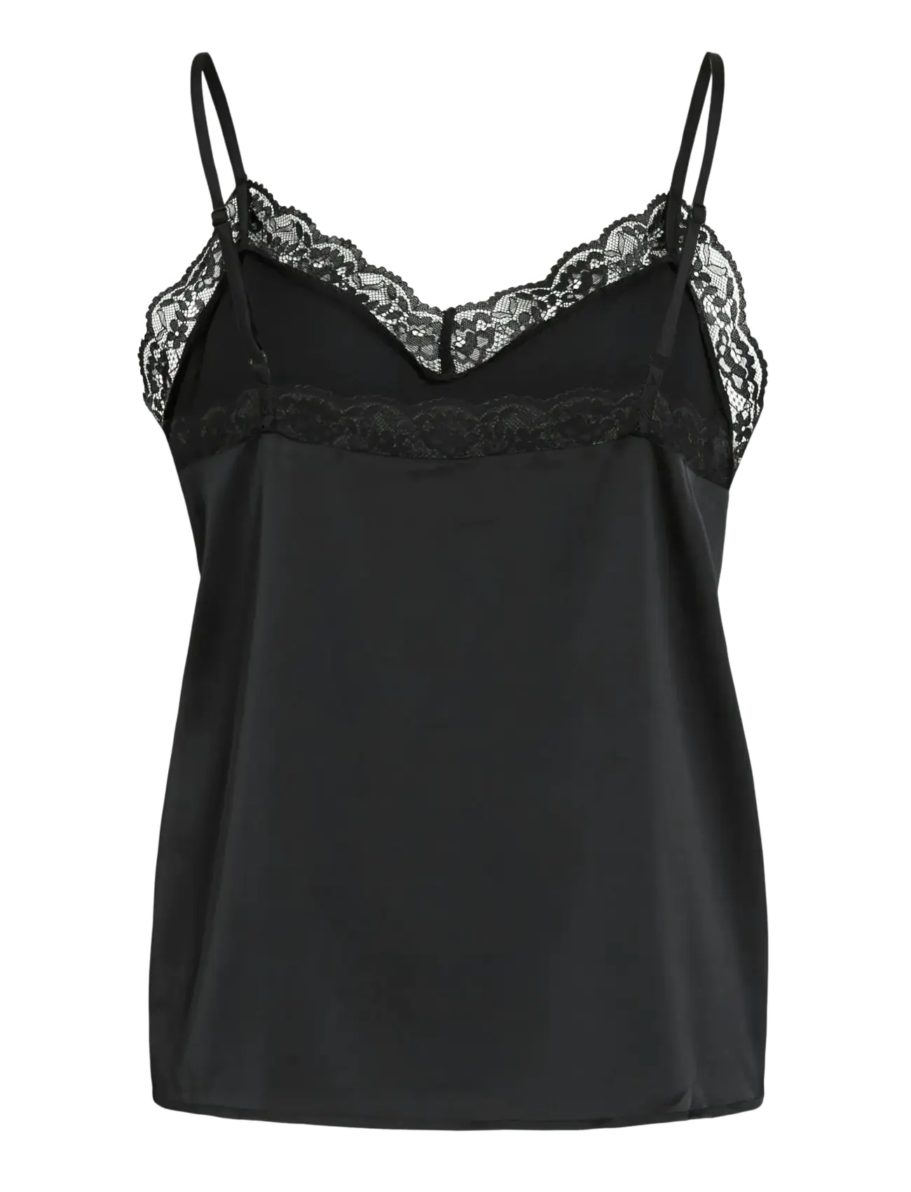 Vila - VIENNA RAVENNA LACE SINGLET - NOOS - Ärmellose tops - black beauty - 2