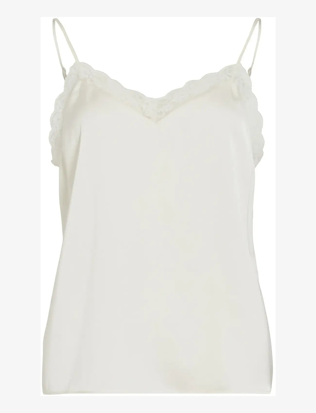 Vila - VIENNA RAVENNA LACE SINGLET - NOOS - Ärmellose tops - cloud dancer - 1