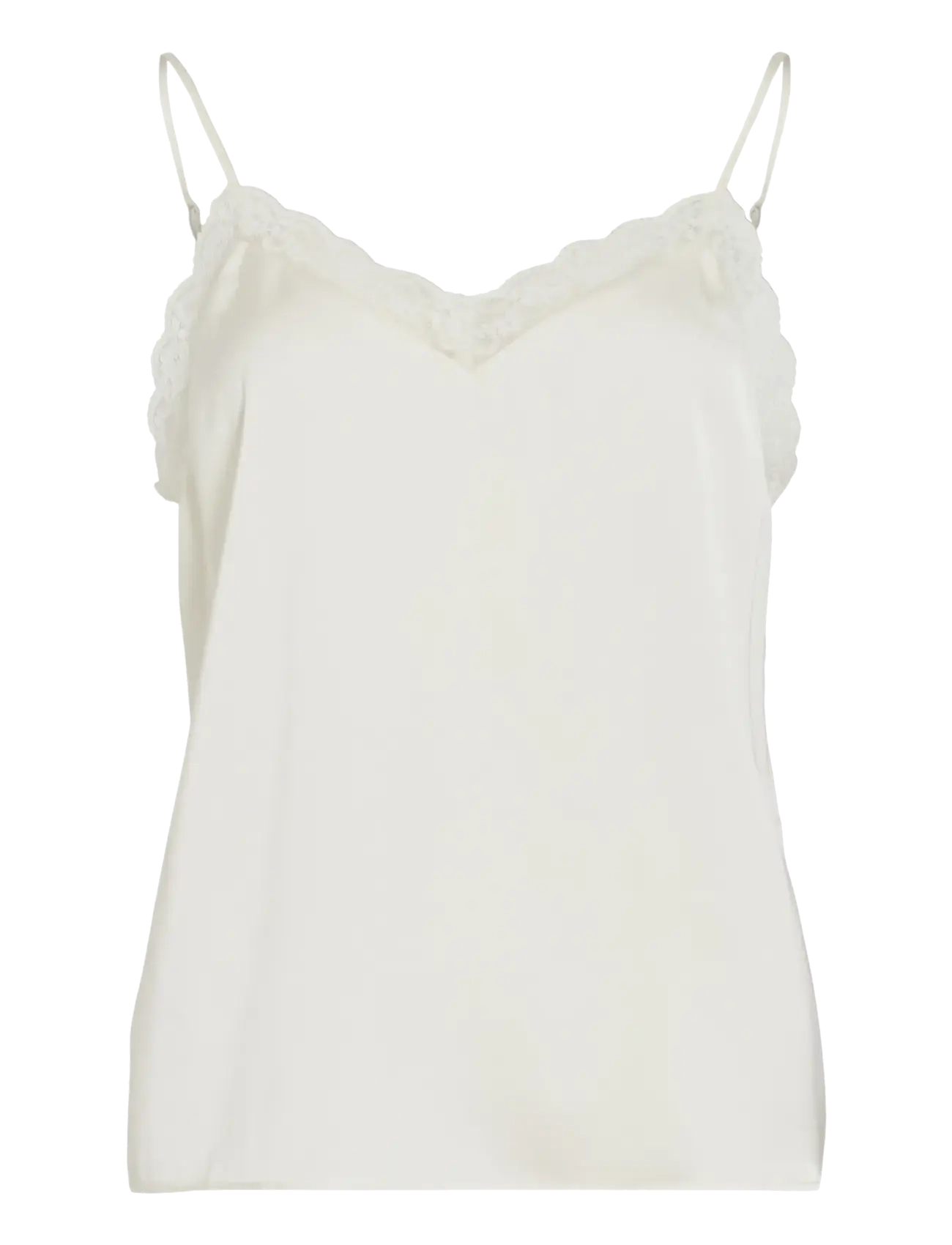 Vila VIENNA RAVENNA LACE SINGLET - NOOS - Kampaania - CLOUD DANCER / cream