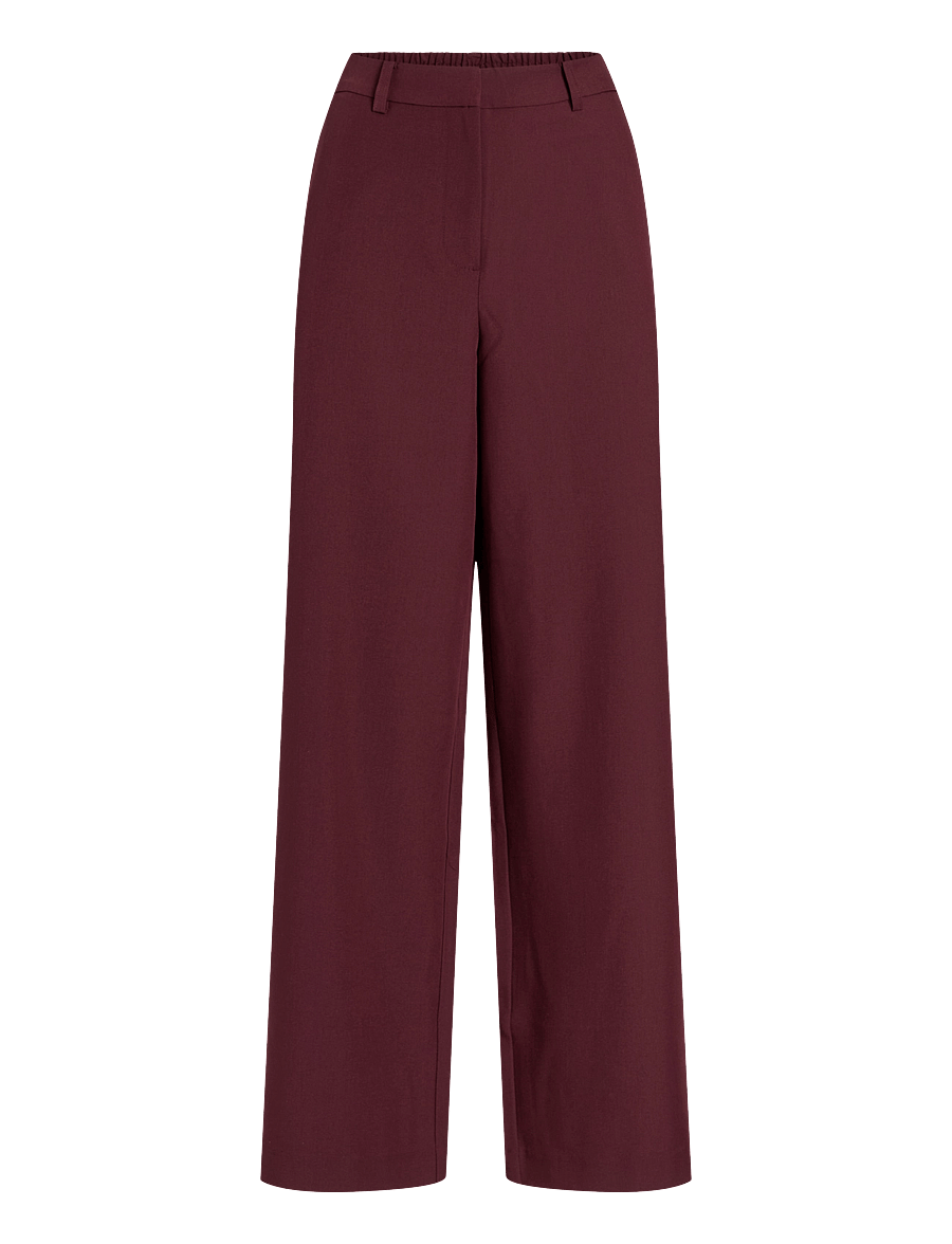 Vila - VIONTAYA HW WIDE PANTS/BFS - hosen mit weitem bein - port royale - 1