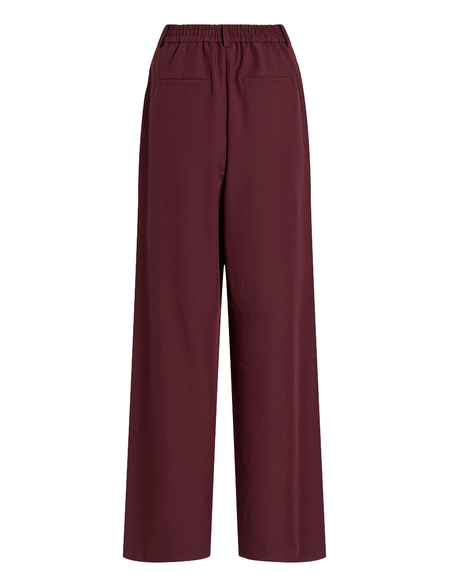 Vila - VIONTAYA HW WIDE PANTS/BFS - hosen mit weitem bein - port royale - 2