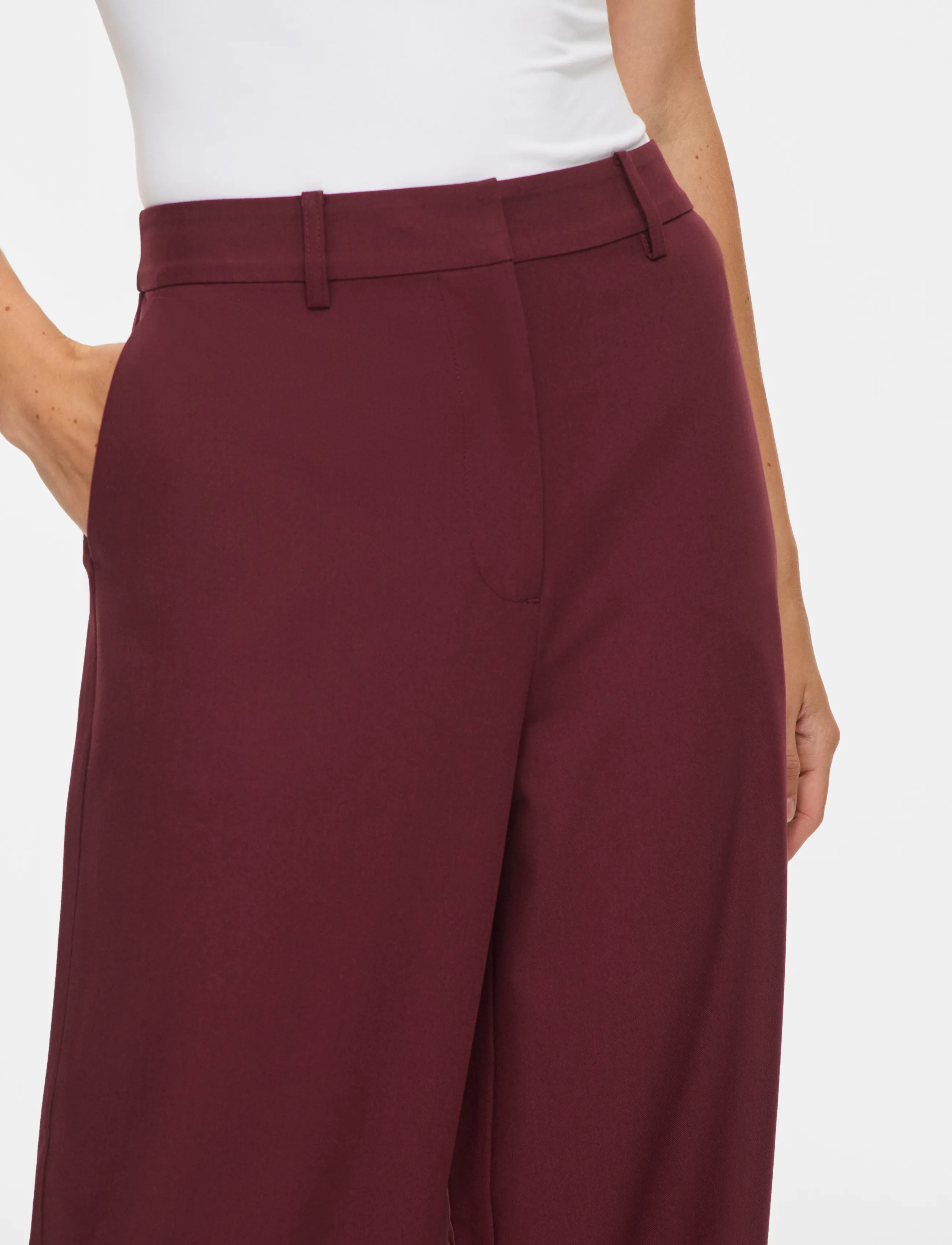 VILA Viontaya Hw Wide Pants/Bfs kostymbyxor dam – bild 6