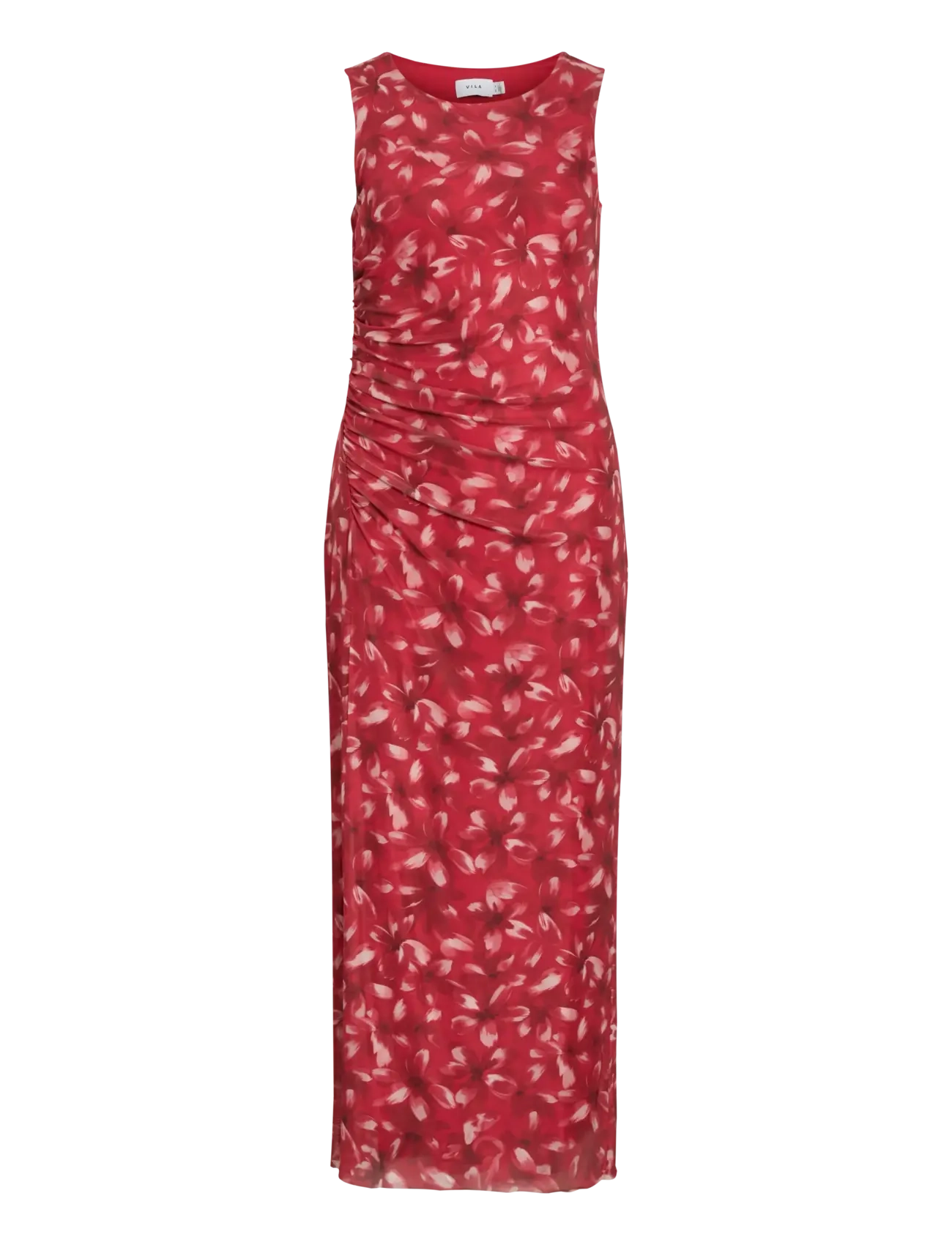 Vila VIINGELISE S/L ANKLE DRESS/DC/KA - Kjoler - RACING RED / red