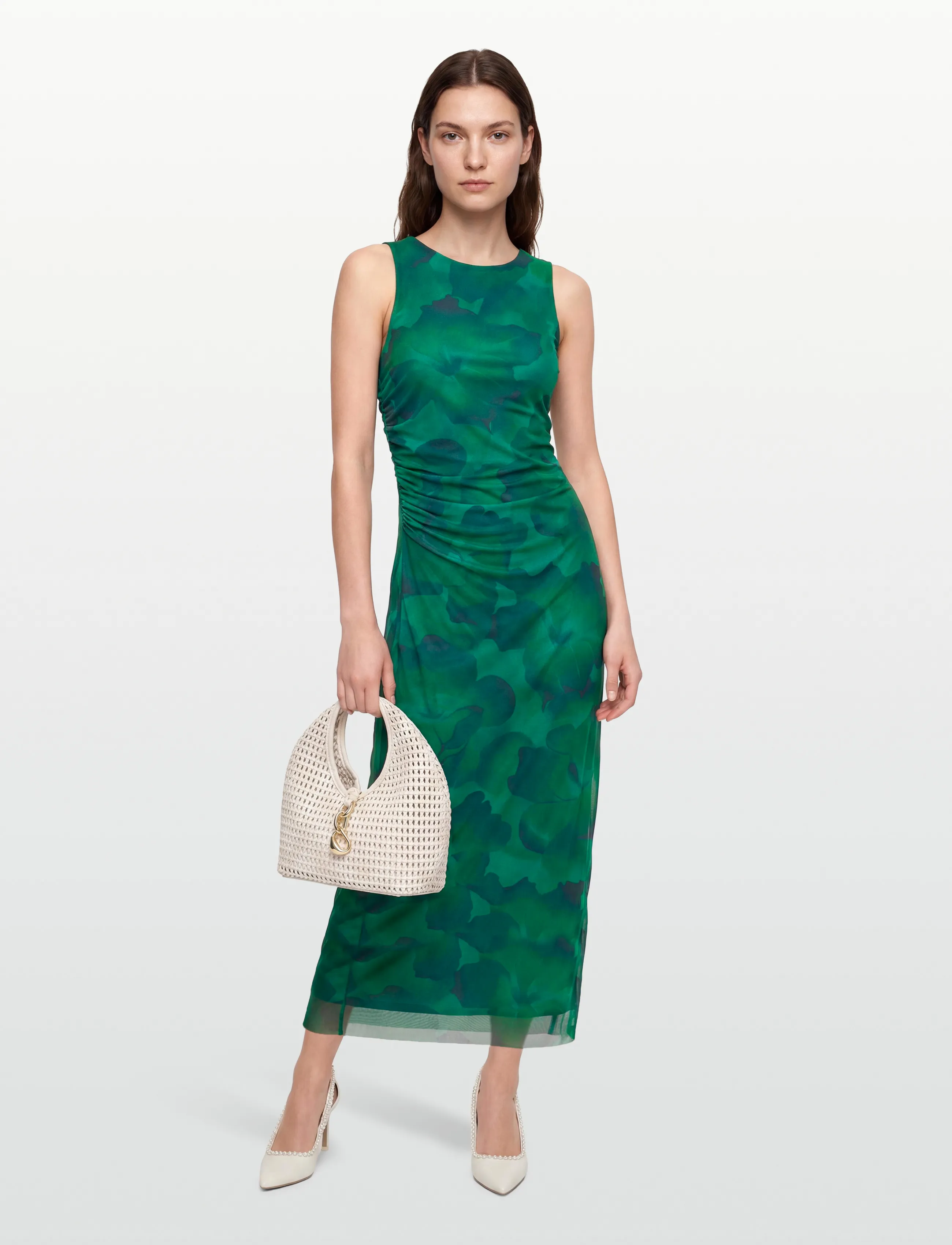 Vila Viingelise S/L Ankle Dress/Dc/Ka, XL, Dresses, Grün - Maxi Dress, Frauen