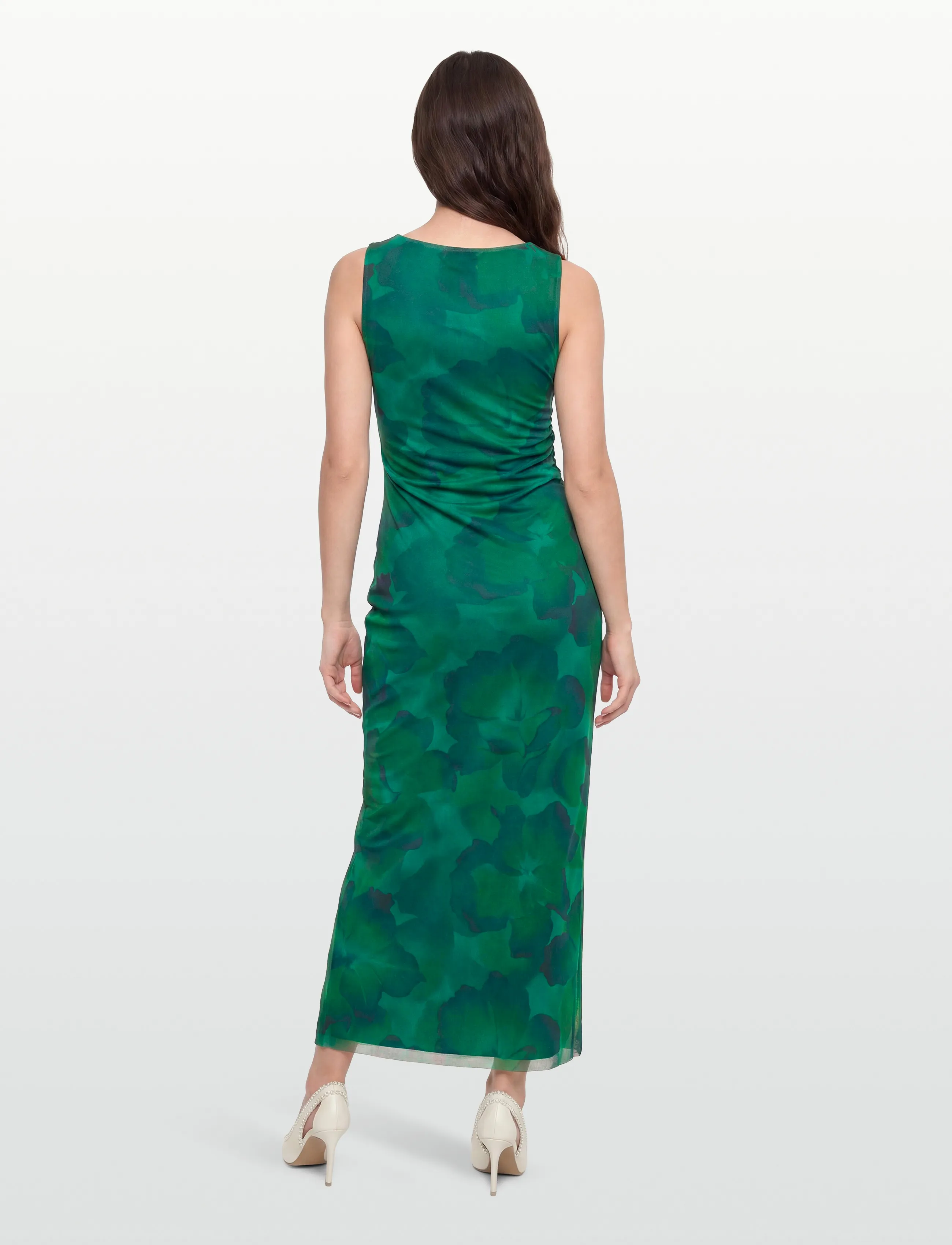 Vila - VIINGELISE S/L ANKLE DRESS/DC/KA - suvekleidid - ultramarine green - 4