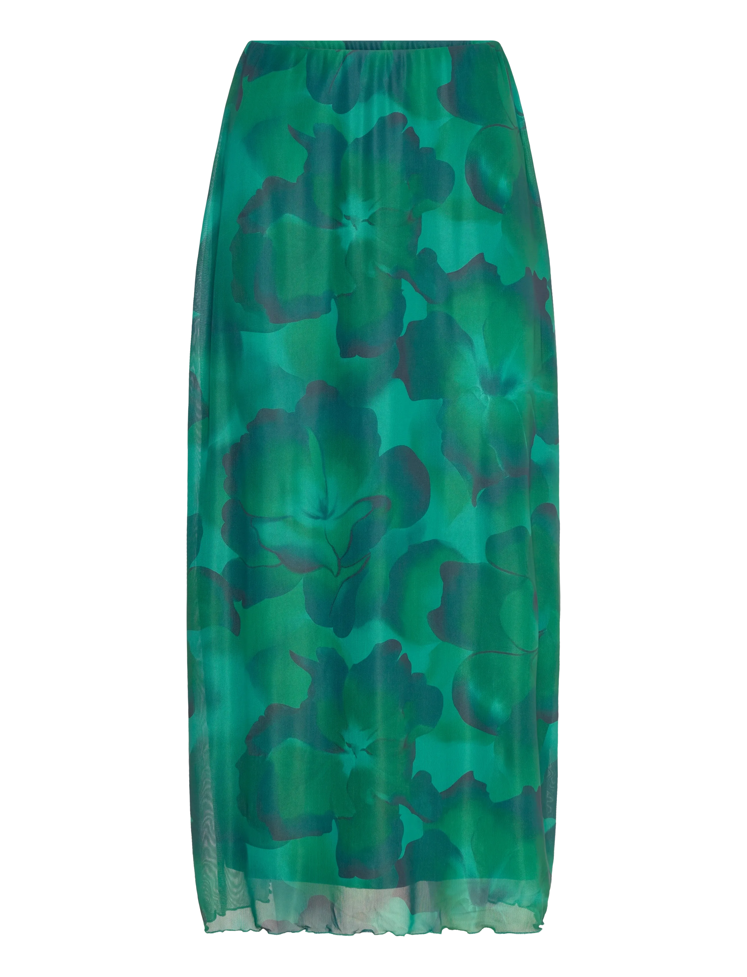 Vila VIINGELISE HW MIDI SKIRT/DC/KA - Skirts - ULTRAMARINE GREEN / green