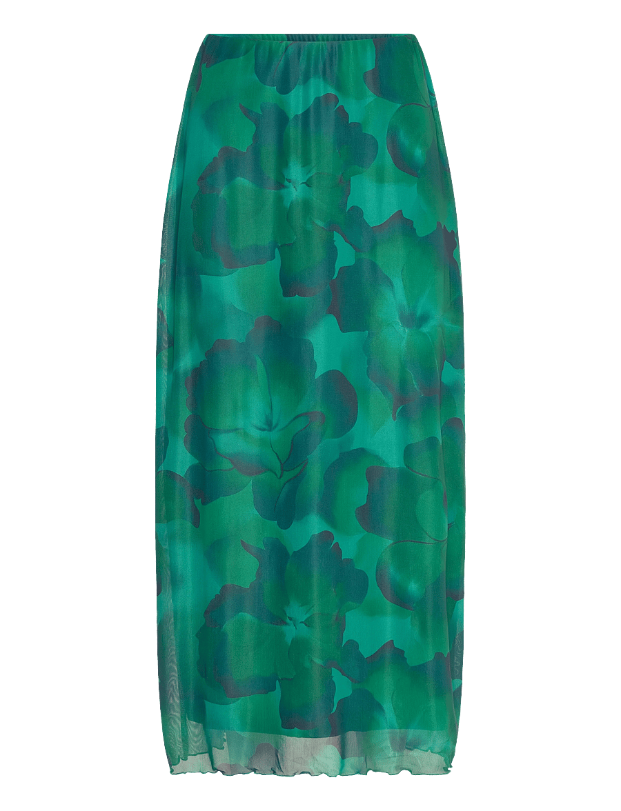Vila - VIINGELISE HW MIDI SKIRT/DC/KA - midi kjolar - ultramarine green - 1