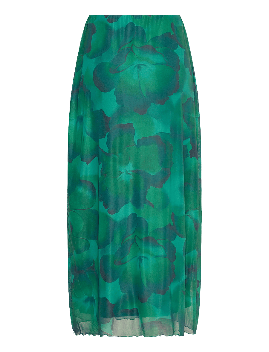 Vila - VIINGELISE HW MIDI SKIRT/DC/KA - midi kjolar - ultramarine green - 2
