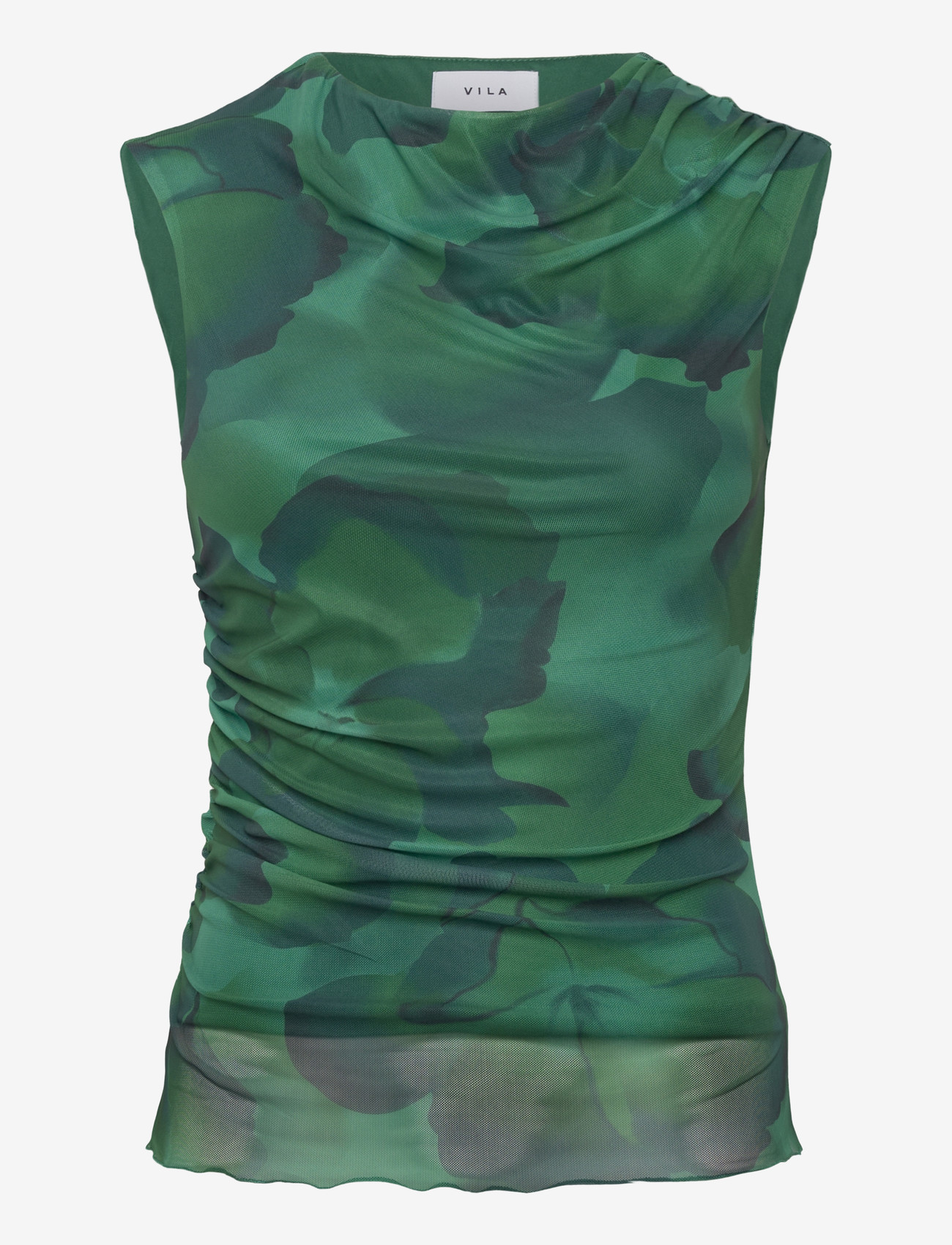 Vila - VIINGELISE S/L WATERFALL TOP/DC/KA - særlige begivenheder - ultramarine green - 0