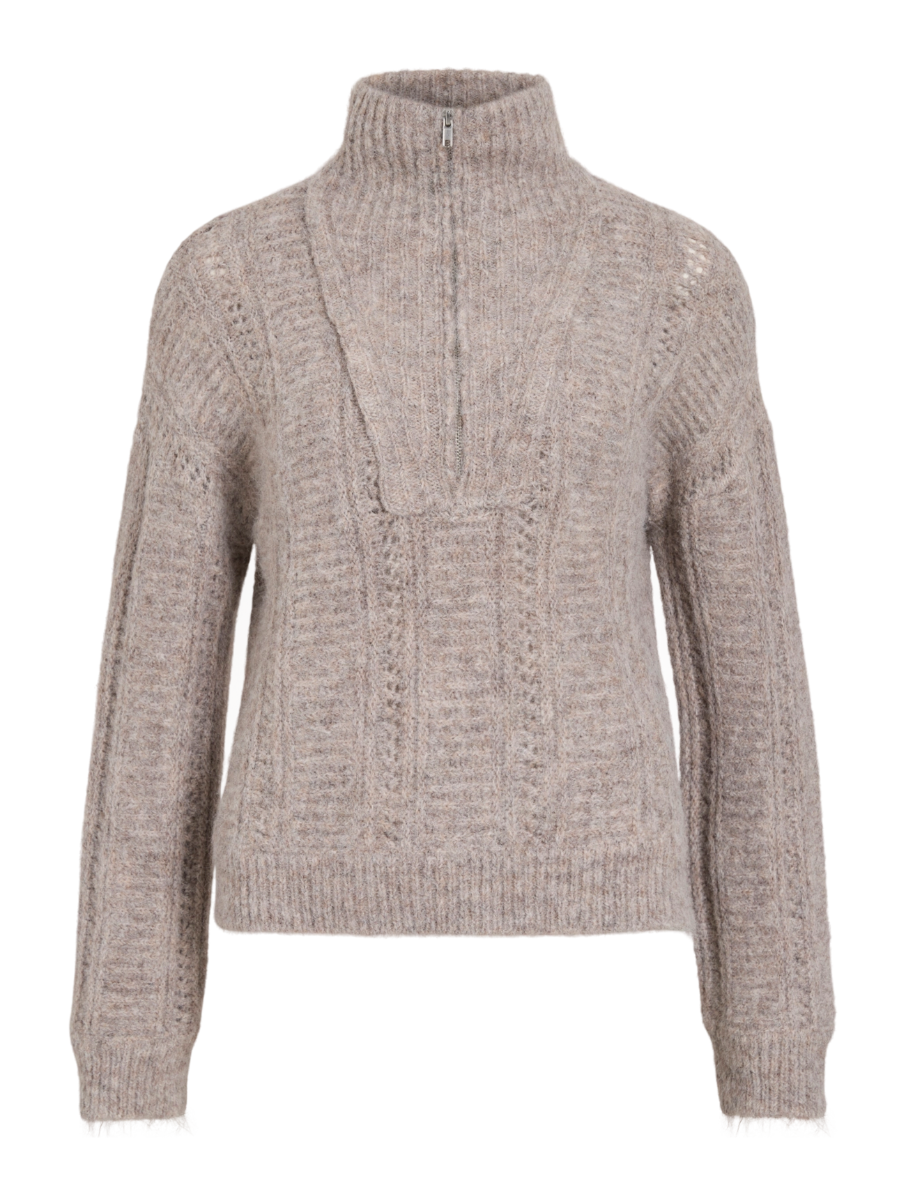 Vigleeba Half Zip Knit Top/Vol/Spi