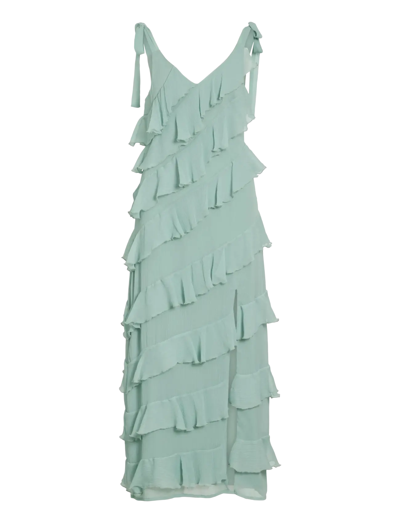 VILA Viluna Wide Strap Ankle Kleid/Dc/Ka Grün - 40 - Damen