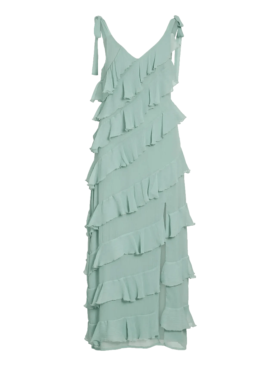 Vila - VILUNA WIDE STRAP ANKLE DRESS/DC/KA - sommerkjoler - blue surf - 1